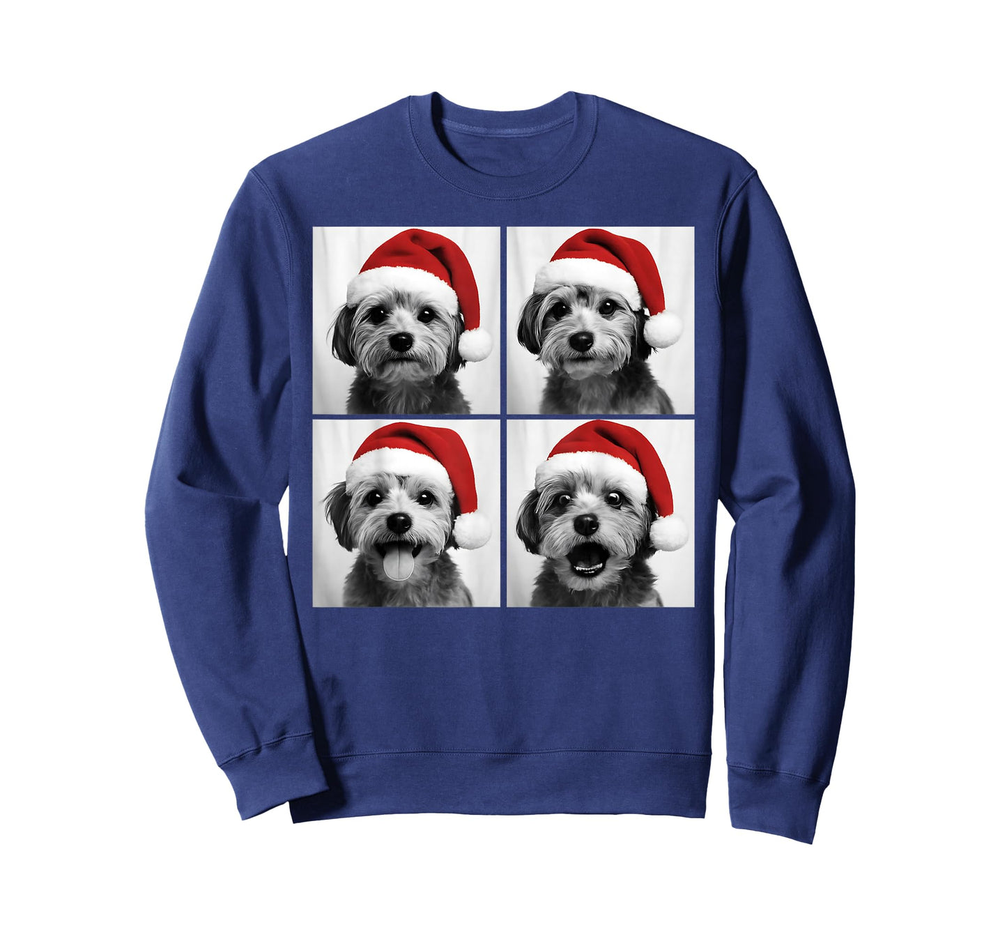 Funny Christmas Morkie Santa Dog Lover Photo Booth T-Shirt