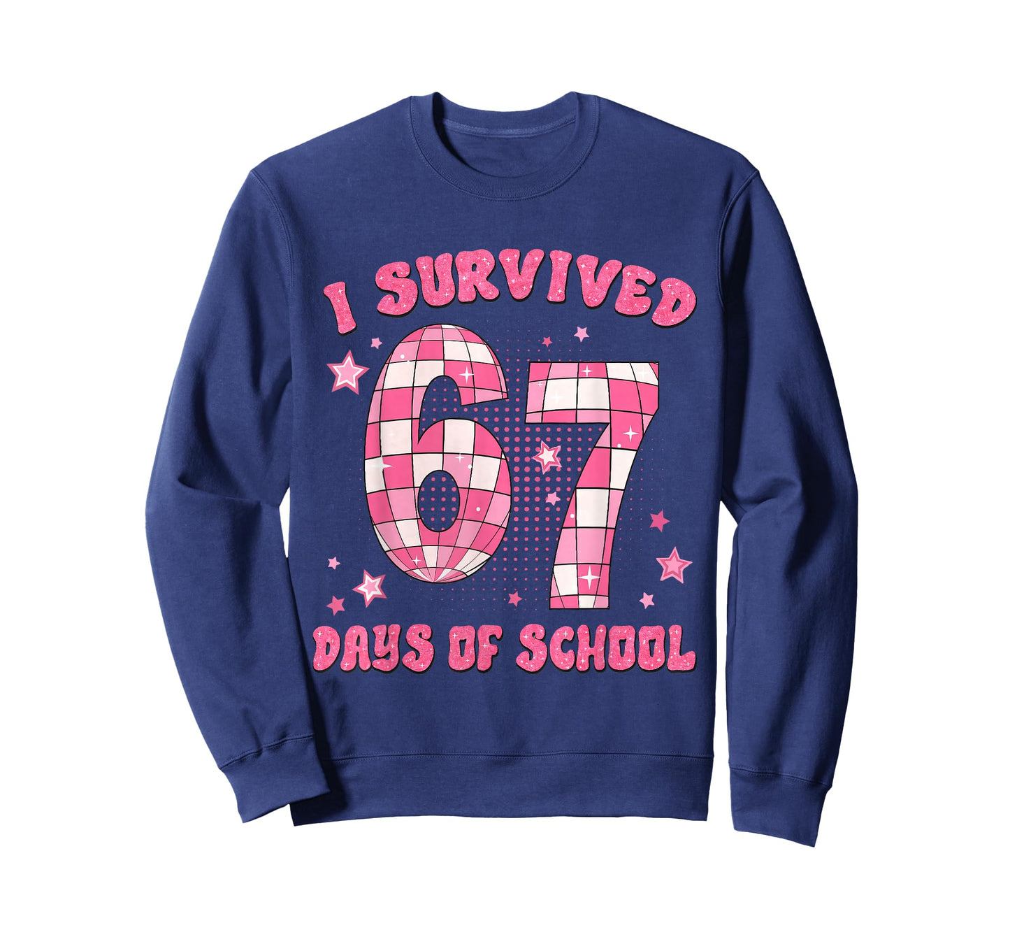 I Survived 67 Days of School Funny 6 7 Meme Teacher Student T-Shirt