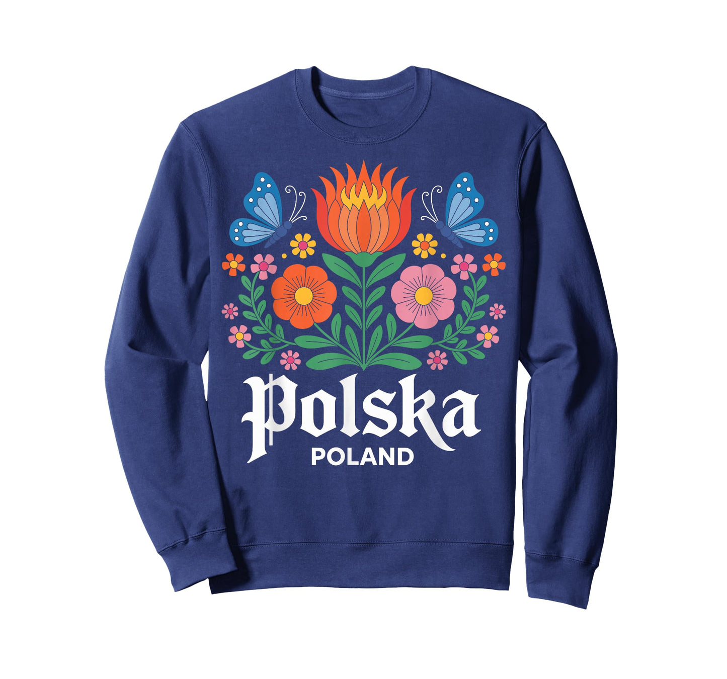 Polish Folk Art Floral Poland Polish Dyngus Day T-Shirt