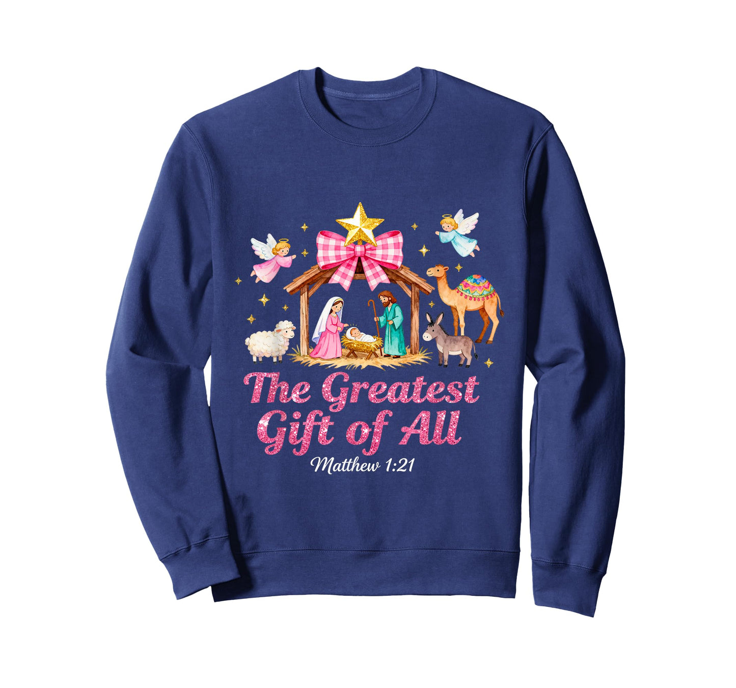 Religious Faith Christmas Coquette T-Shirt