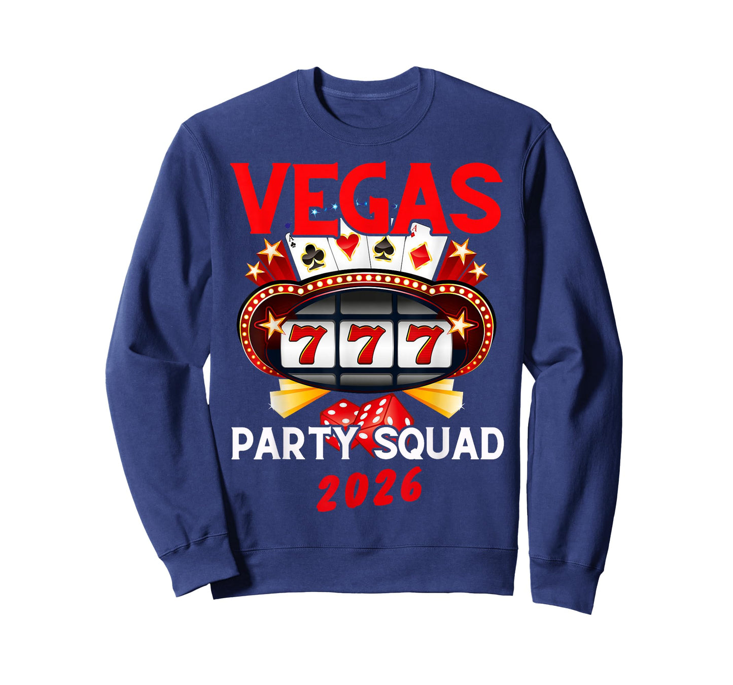 Vegas Squad Party 2026 Las Vegas Family Trip Group Matching T-Shirt
