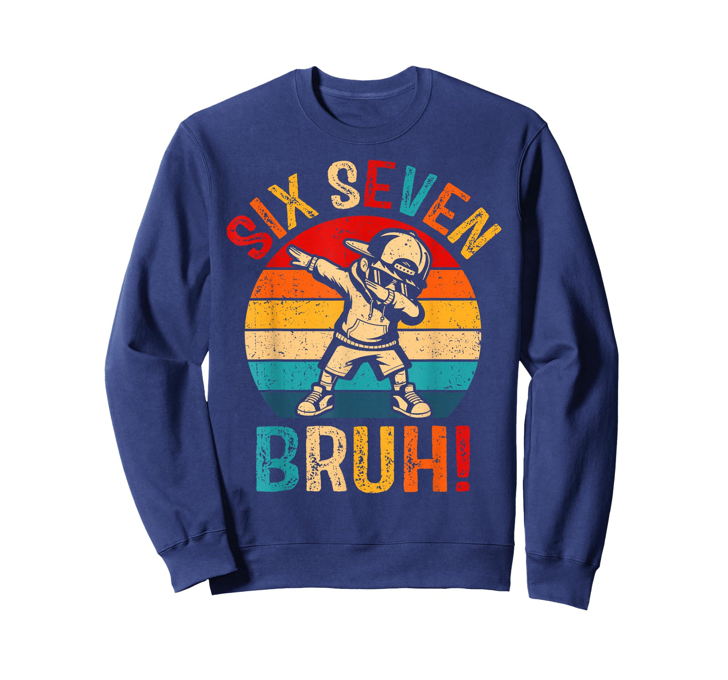 67 Meme 6 7 Numbers Boys Six Seven Bruh Dabbing Boy T-Shirt