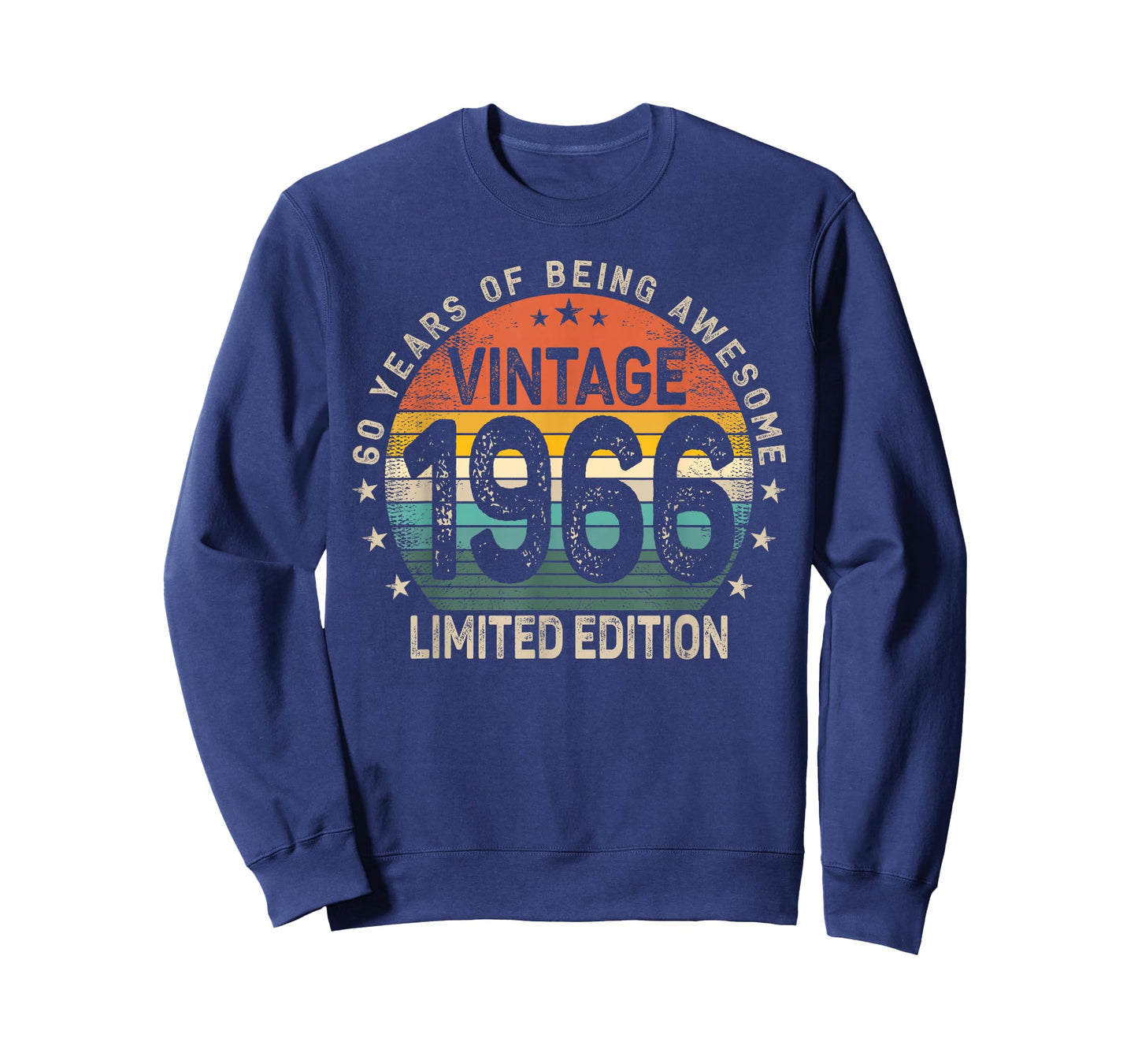 60 Years Old 1966 Vintage 60th Birthday Men Women T-Shirt