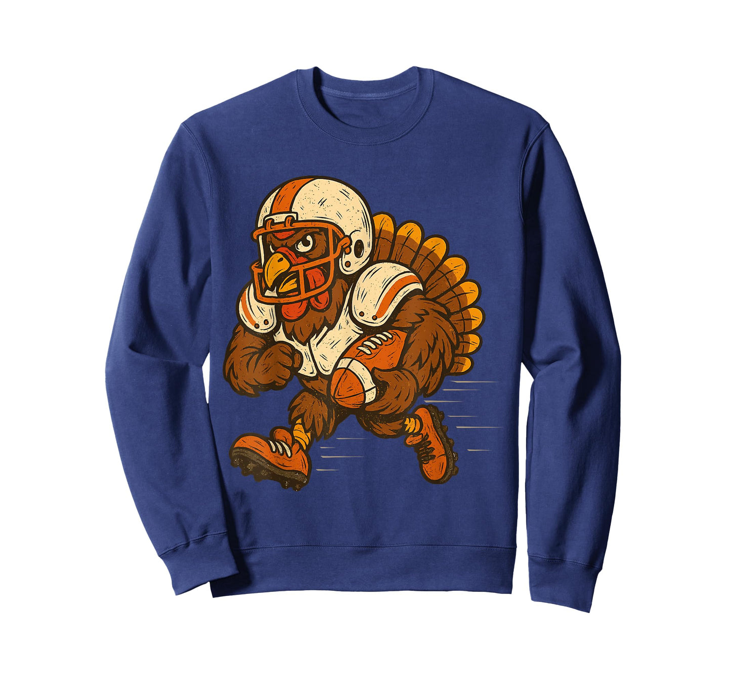 Funny Turkey Playing American Football Boys Thanksgiving T-Shirt