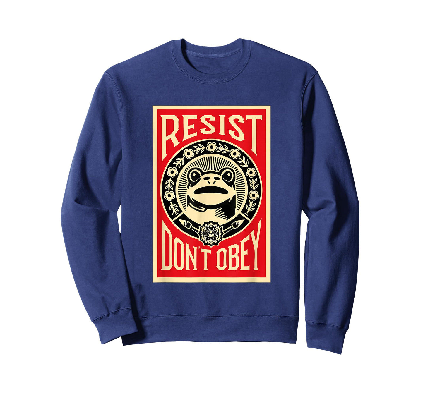 Resist Don't Obey Frog Portland Protest Graphic Art Justice T-Shirt