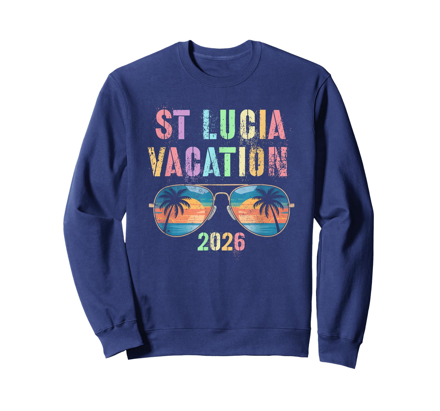 Cute ST Lucia Vacation 2026 Trip Swim Vacay Matching All T-Shirt