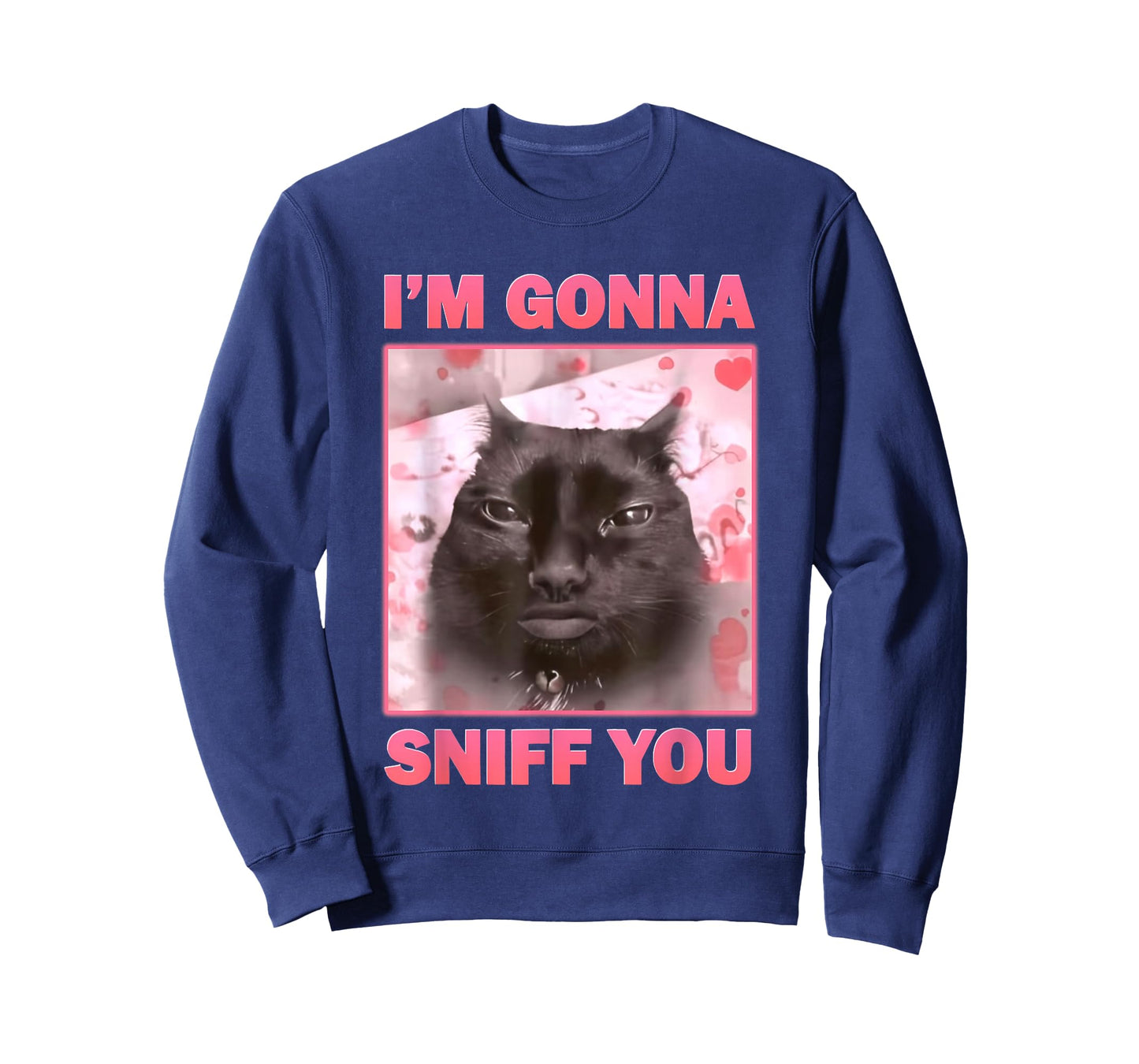 I'm Gonna Sniff You Funny Brainrot Cat Meme T-Shirt