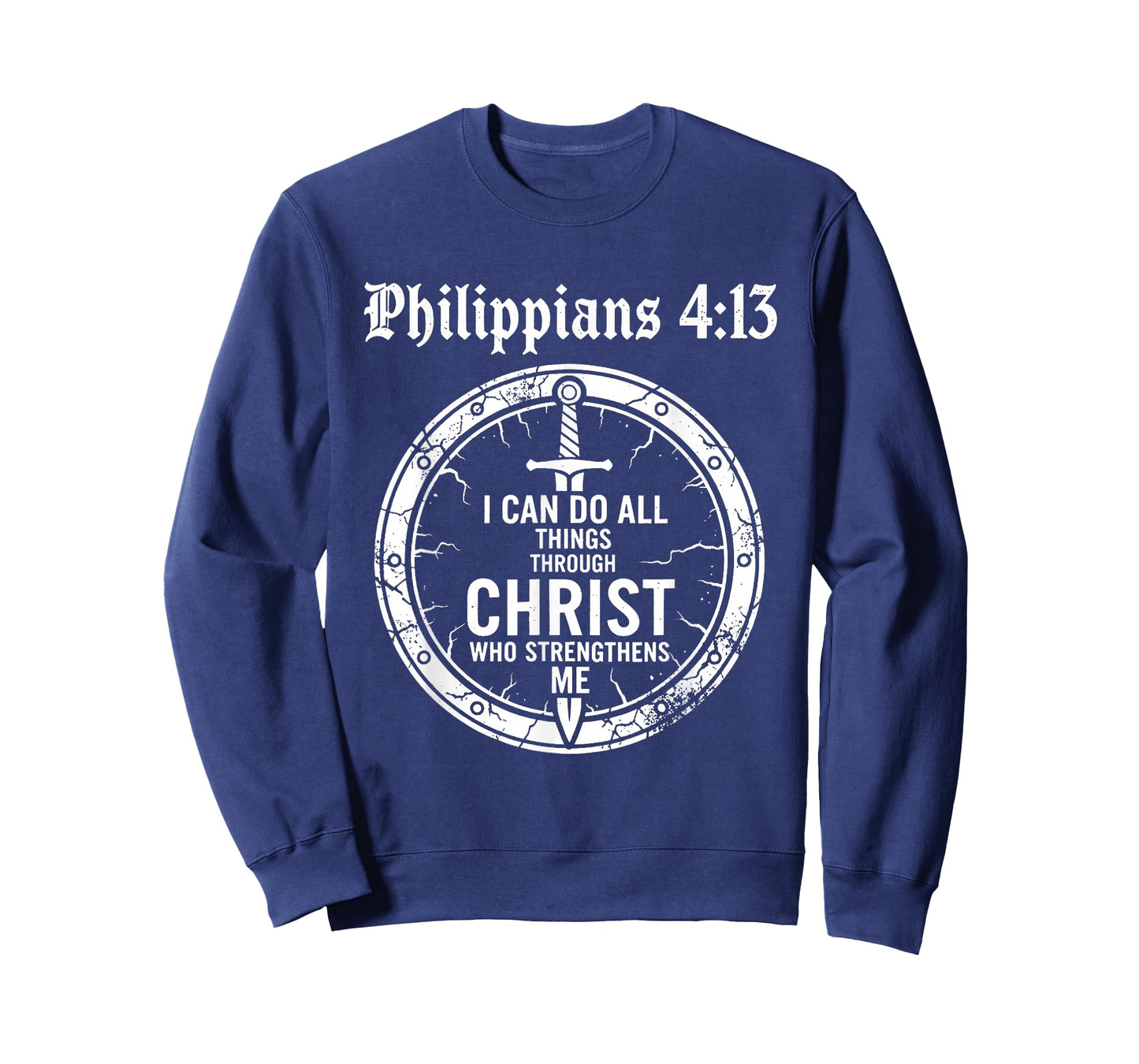 Philippians 4:13 Christian Bible Verse Faith Scripture T-Shirt