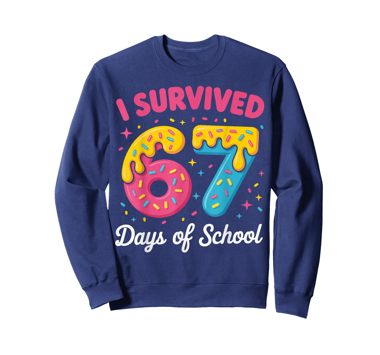 I Survived 67 Days of School Funny Meme Teacher Student T-Shirt