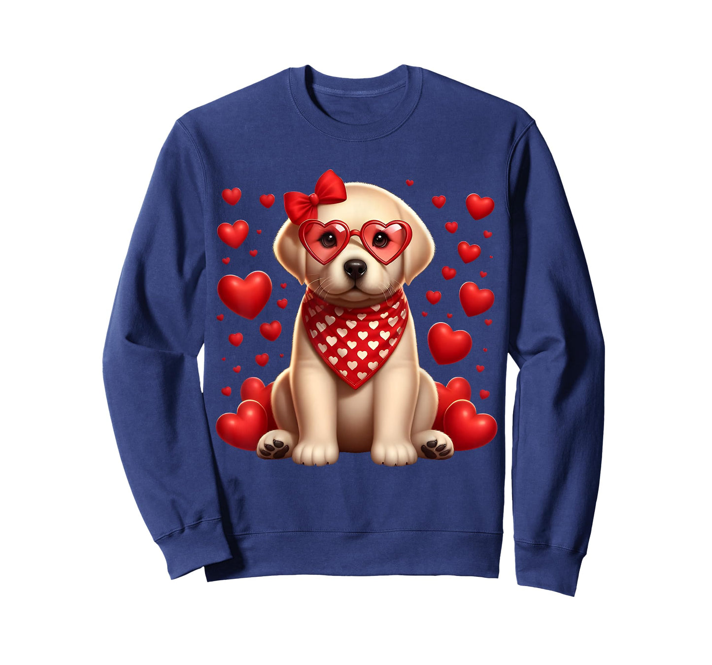 Cute Labrador Retriever Owner Valentines Day Heart Dog Lover T-Shirt