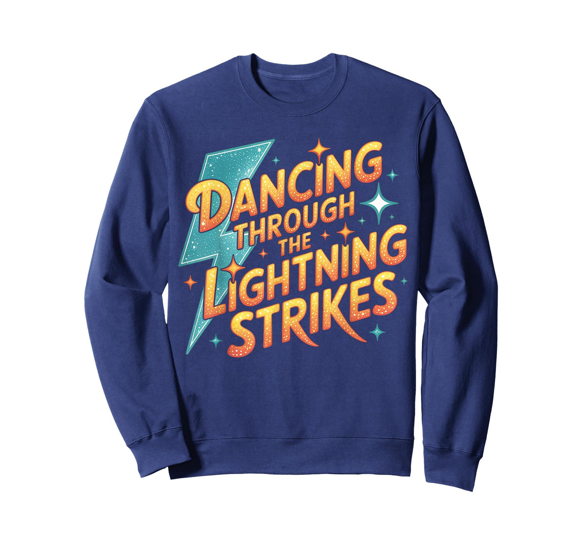 Dancing Through The Lightning Strikes Retro T-Shirt