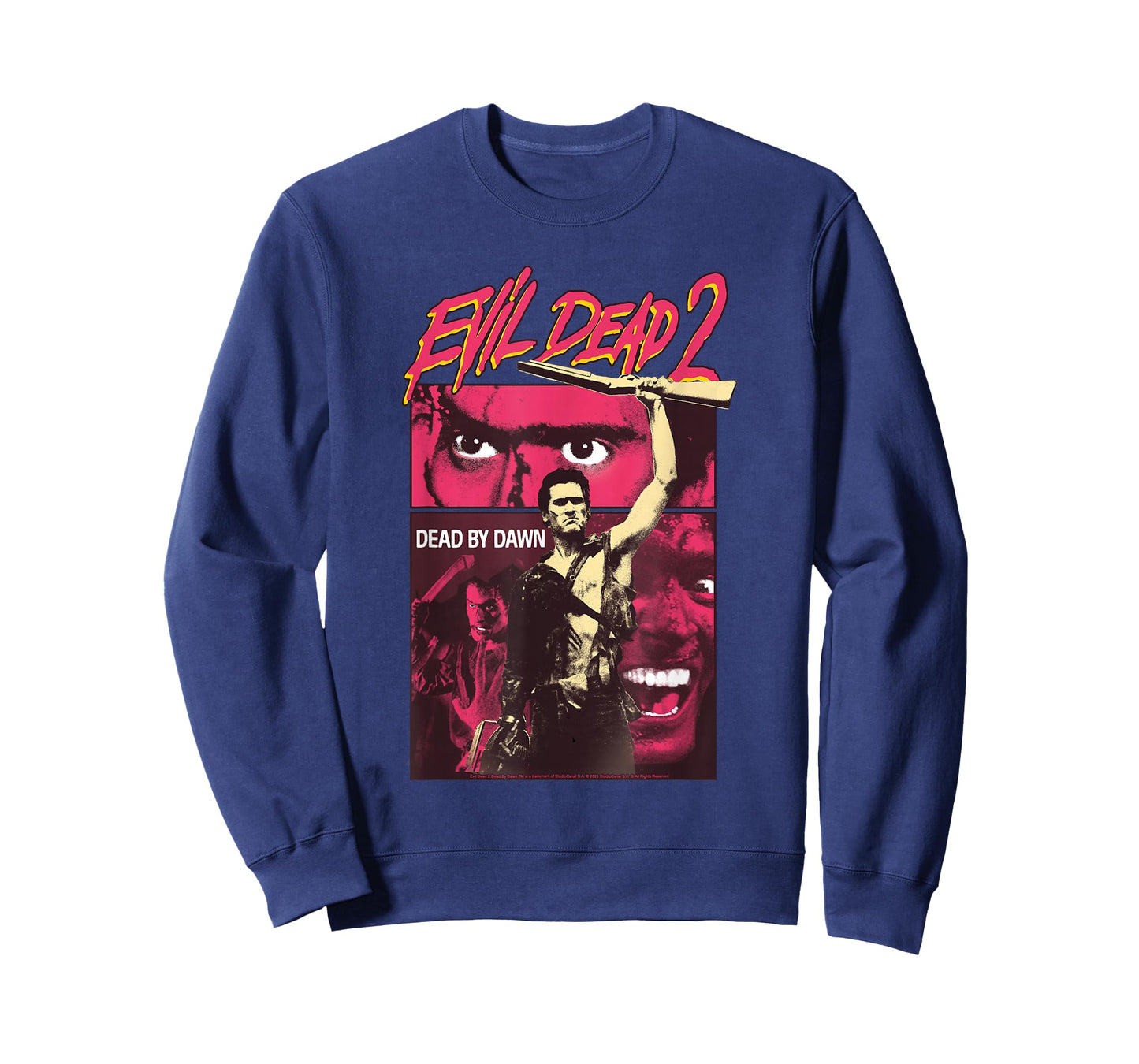 Evil Dead 2 Dead by Dawn Poster Collage Vintage Horror T-Shirt