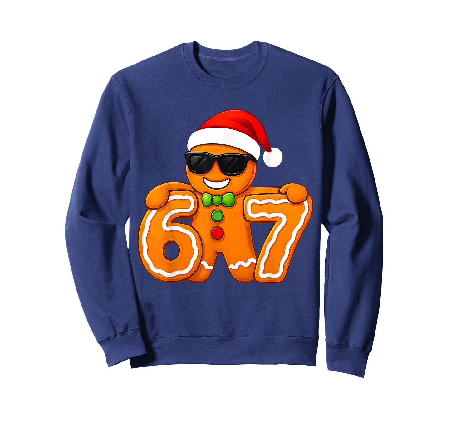 Funny 67 Christmas 6 7 Gingerbread Six Seven for Kids Boys T-Shirt