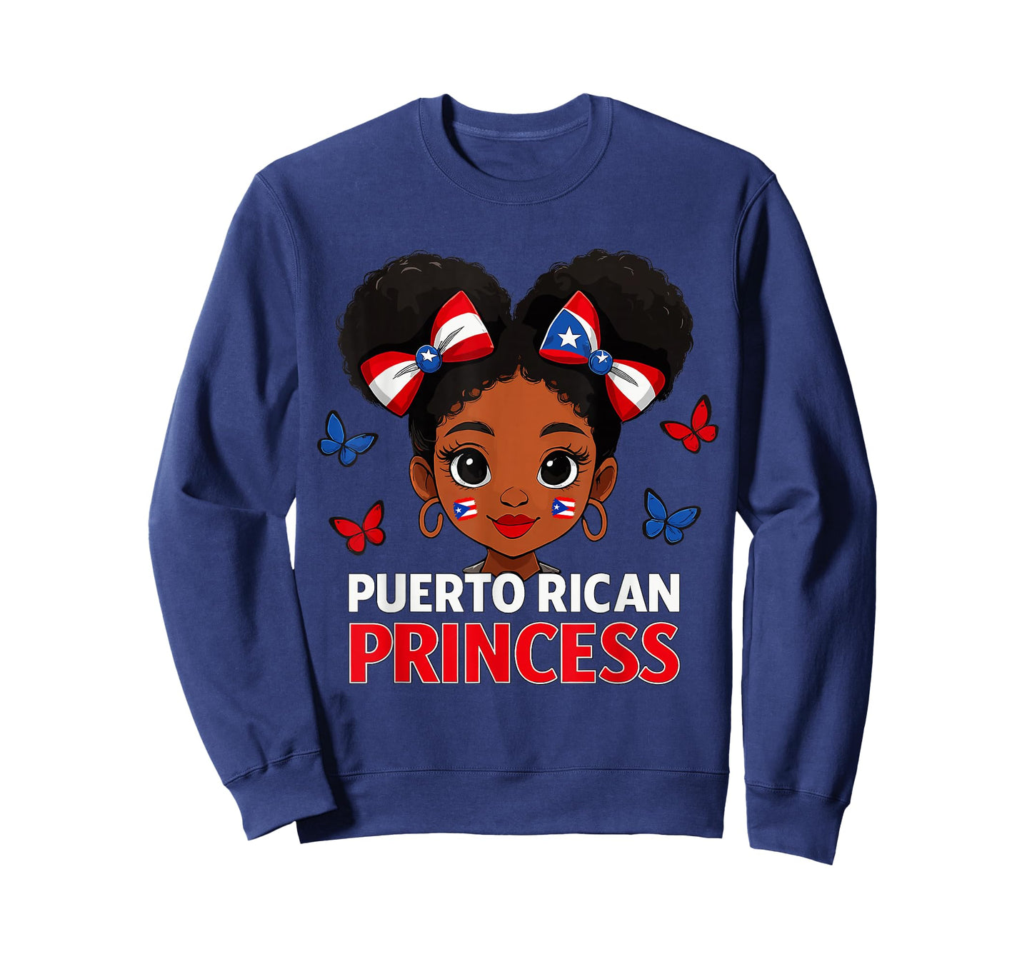 Puerto Rican Princess Hispanic Heritage Girl Puerto Rico T-Shirt