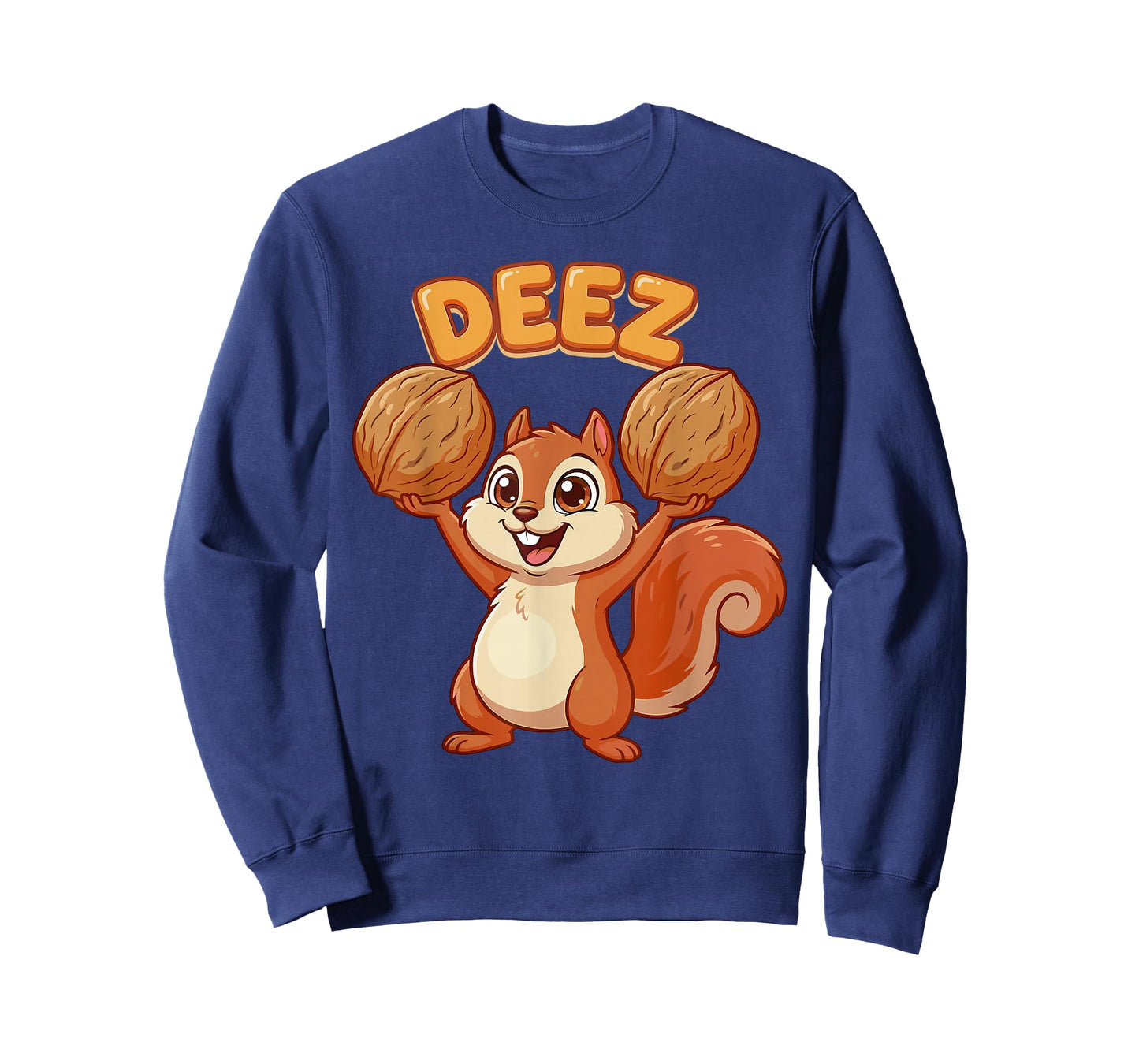 Deez Funny Squirrel Holding Walnuts Meme Joke T-Shirt