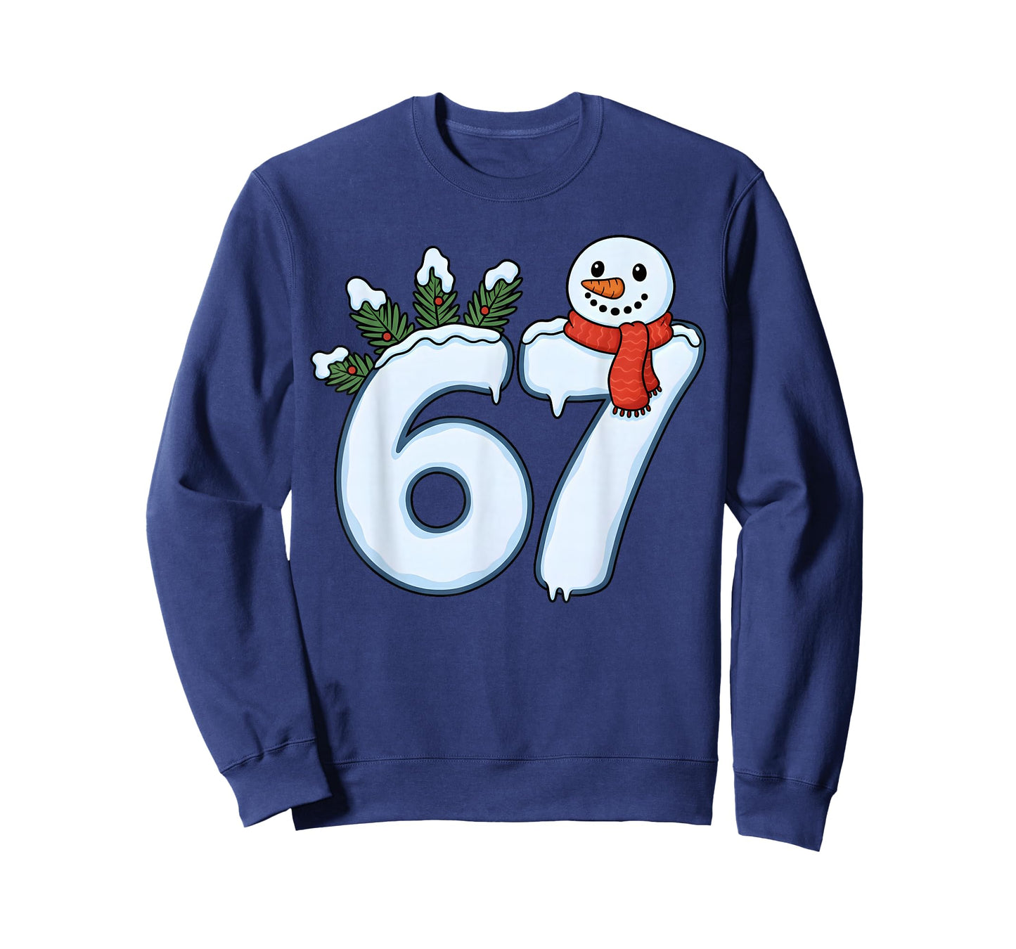 Funny 6 7 Meme Snow Winter Six Seven Student Teacher Kids T-Shirt