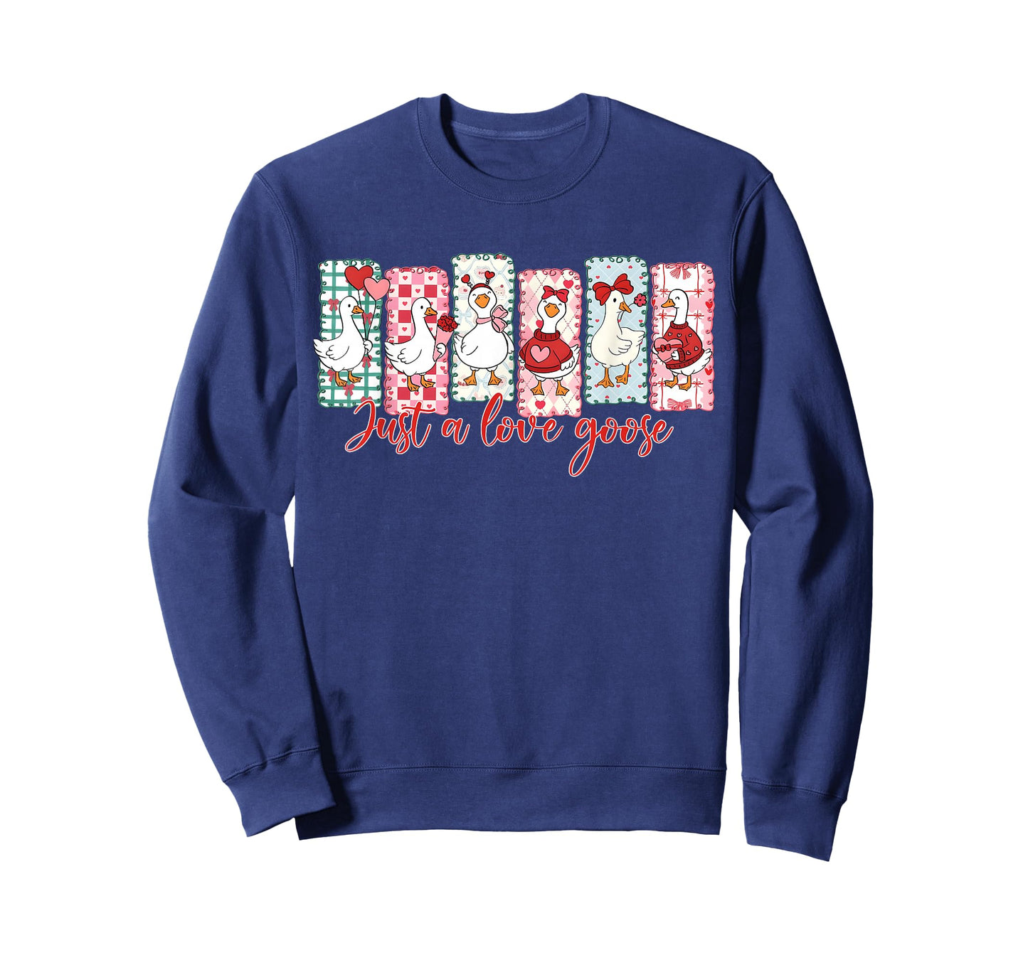 Valentine Silly Goose Just A Lovely Goose Girl Women Kid T-Shirt