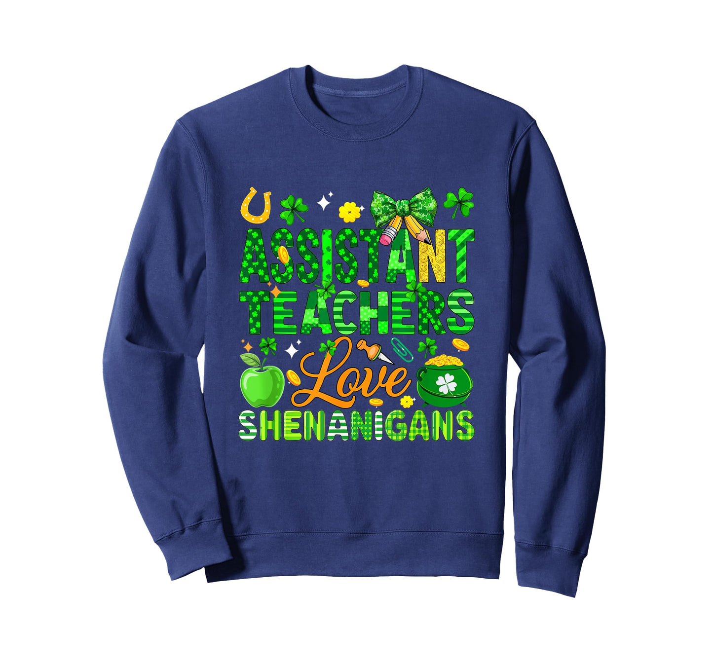 Assistant Teachers Love Shenanigans Patrick's Day Parades T-Shirt