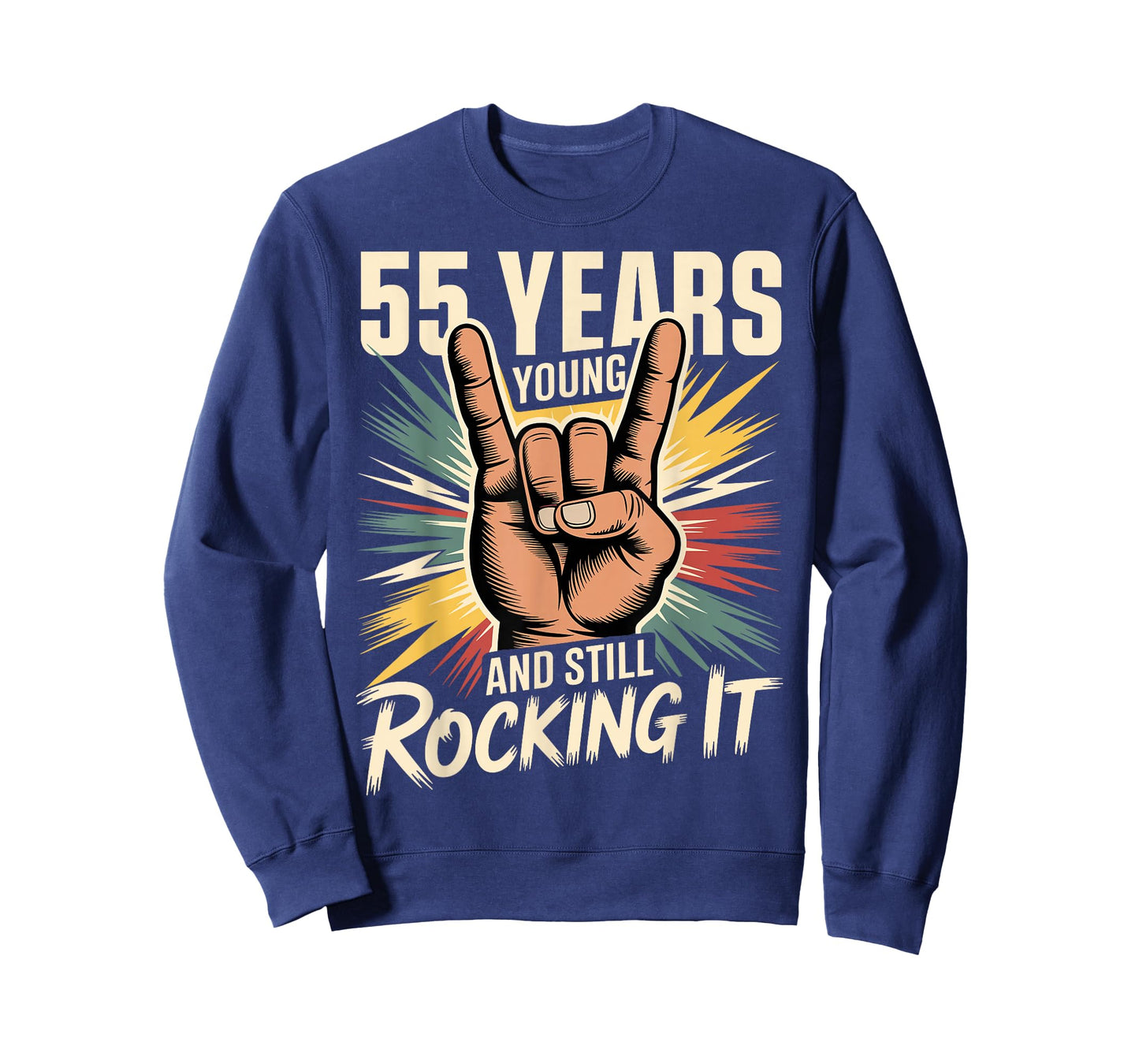 55 Years Young and Still Rocking It 55th Birthday Funny T-Shirt