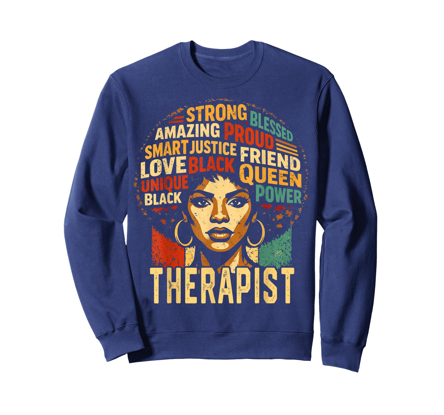 Therapist Black History Month Powerful Black Pride T-Shirt