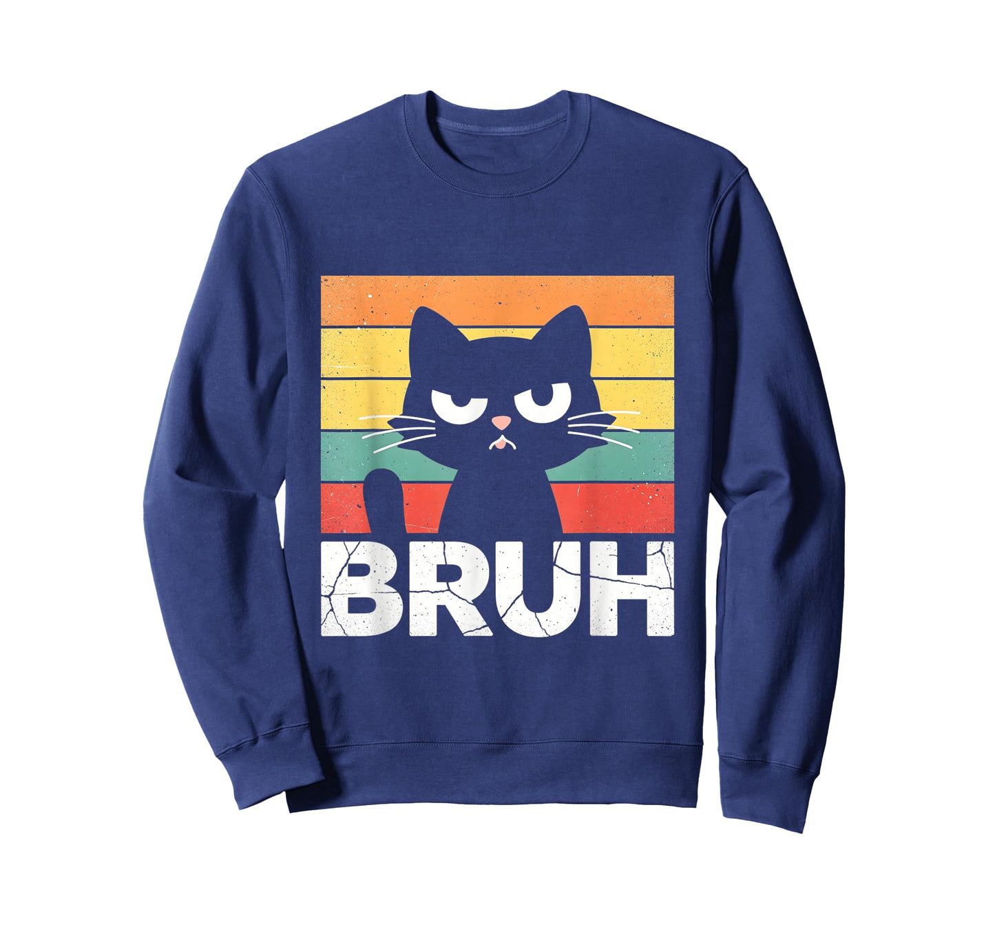 Funny Cat Bruh for Teens Boys Girls Men Women Meme Graphic T-Shirt