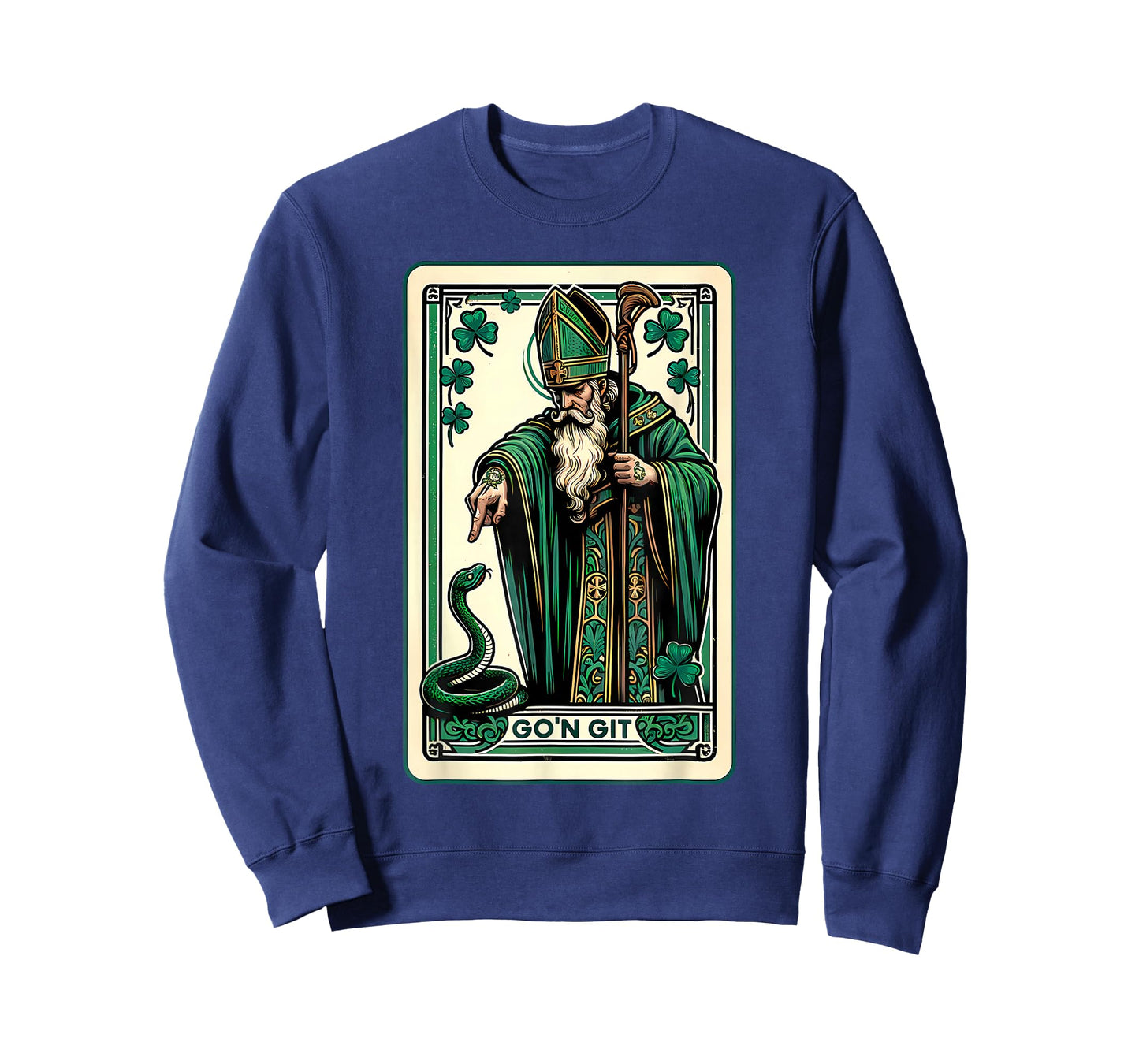 Tarot Card Funny St Patricks Day Tee Go'n git st Patrick T-Shirt
