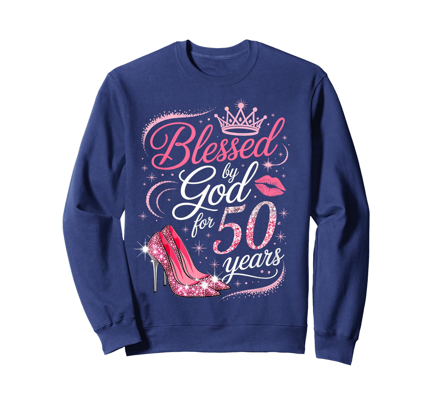Blessed by God for 50 Years Old 50th Birthday Party Queen T-Shirt