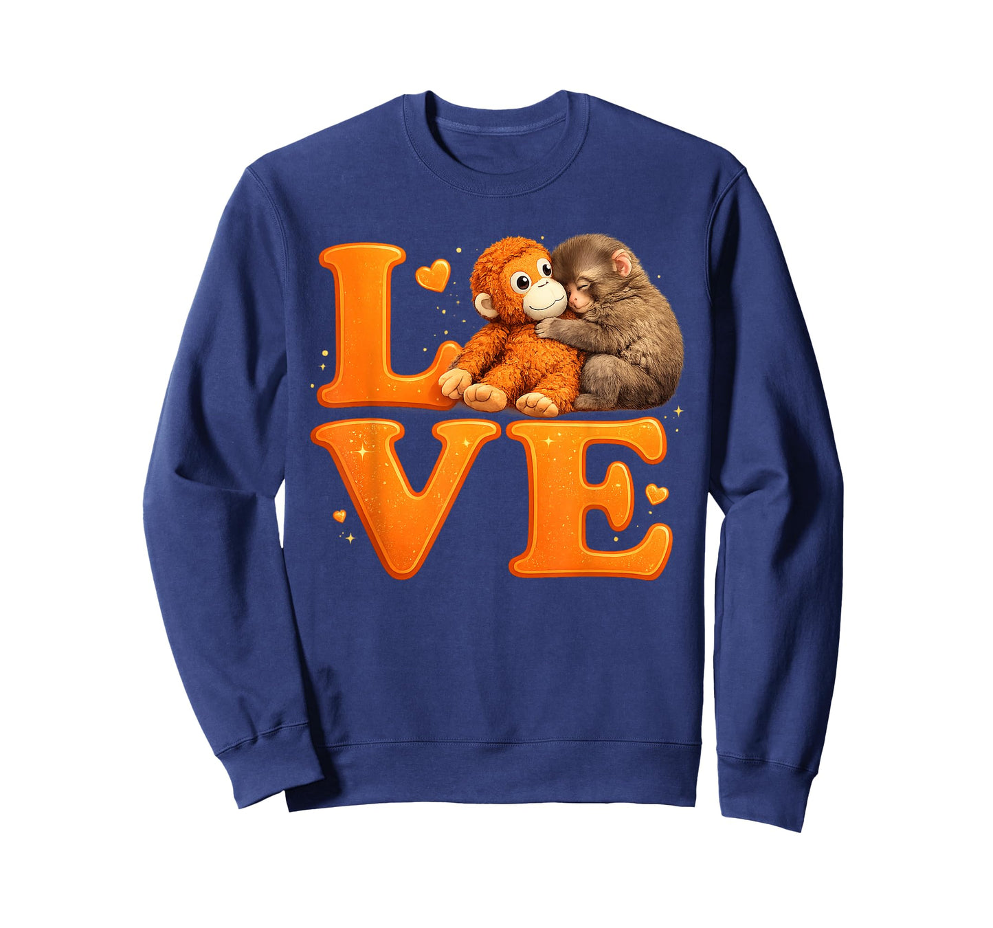 Hang in There Punch Monkey Cute Baby Macaque Plush Friend T-Shirt