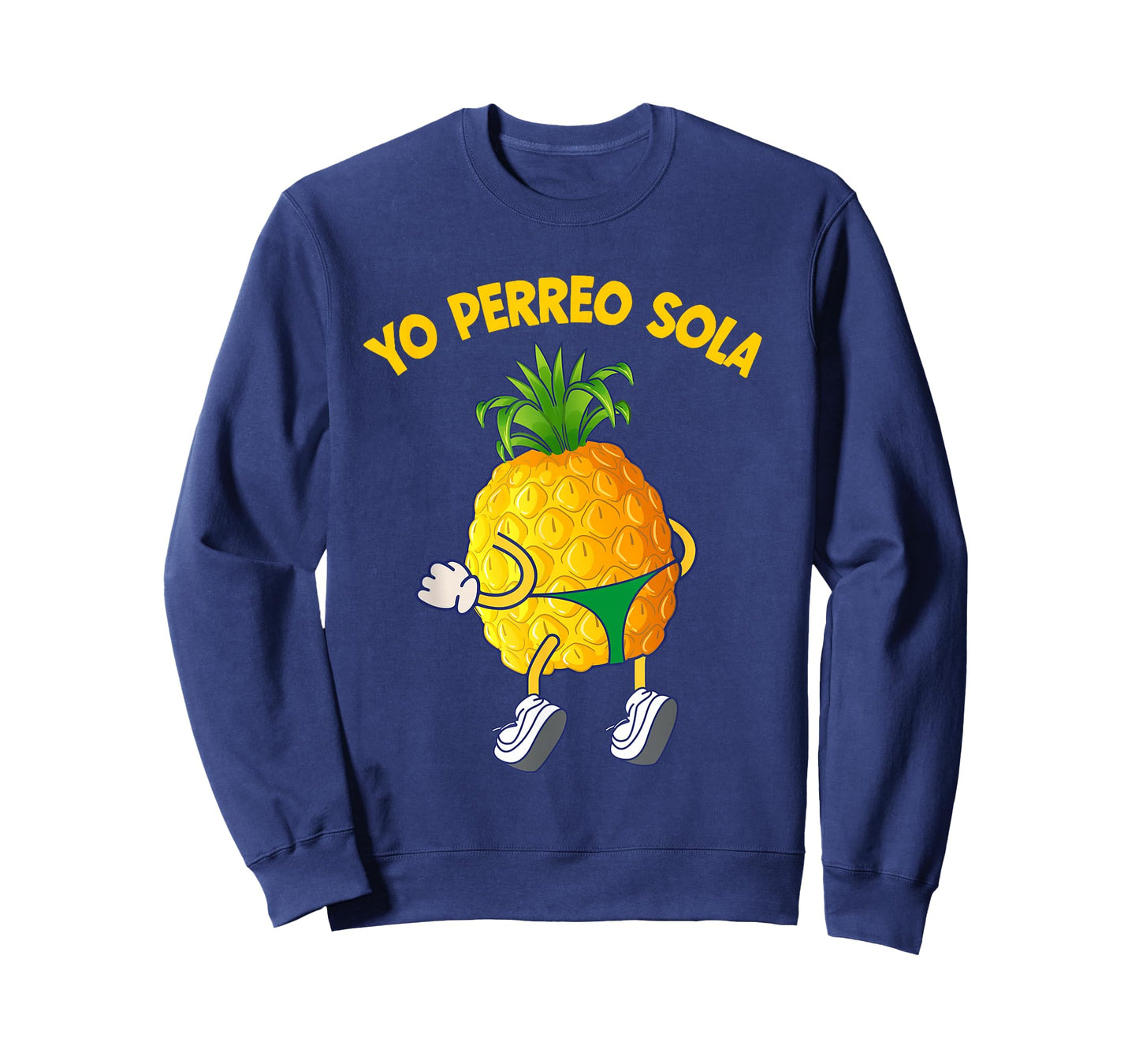 Yo Perreo Sola Twerk Reggaeton Pineapple T-Shirt