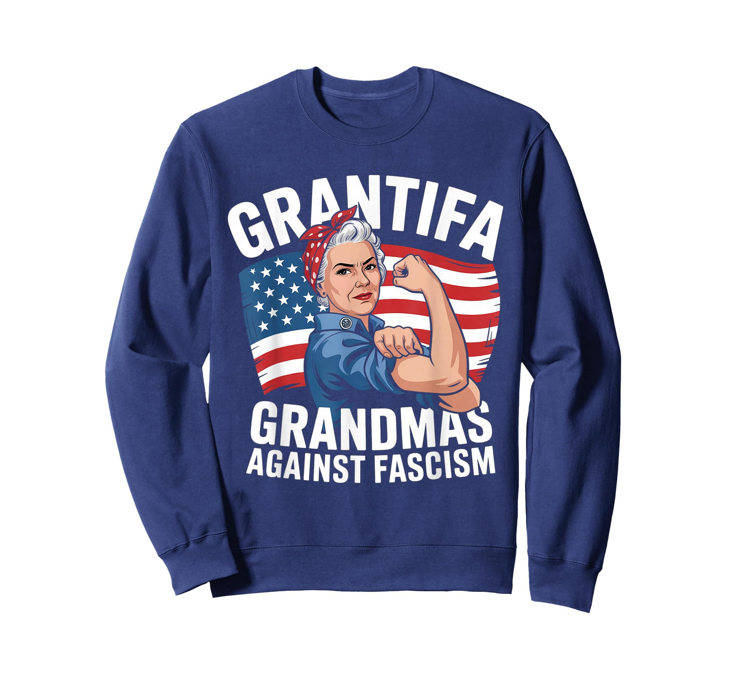 Grantifa Grandmas Against Fascism Flag Resist No Kings 50501 T-Shirt