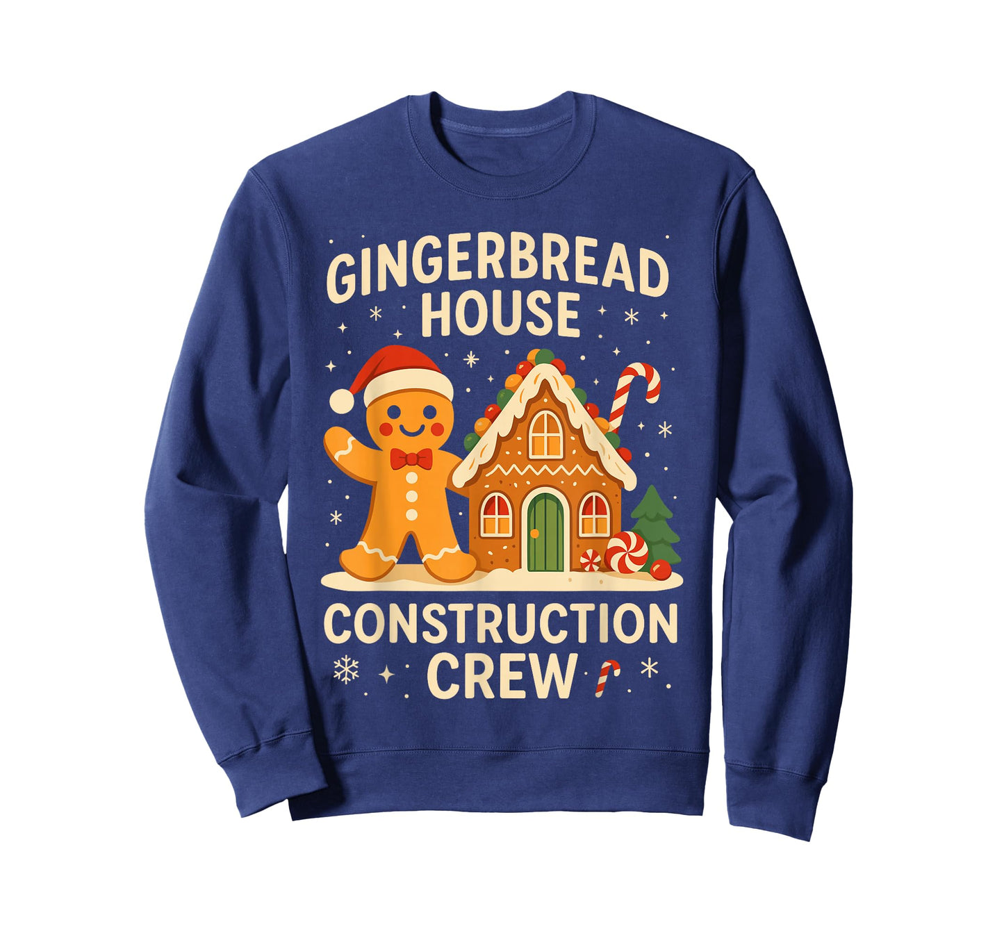 Gingerbread Man Costume Gingerbread House Construction Crew T-Shirt