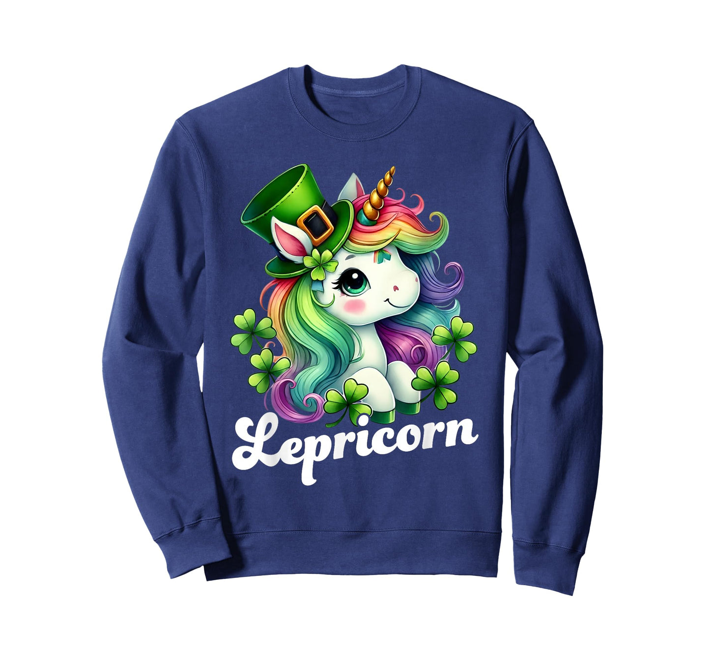 Lepricorn Rainbow St Patricks Day Unicorn Girls Kids Teacher T-Shirt