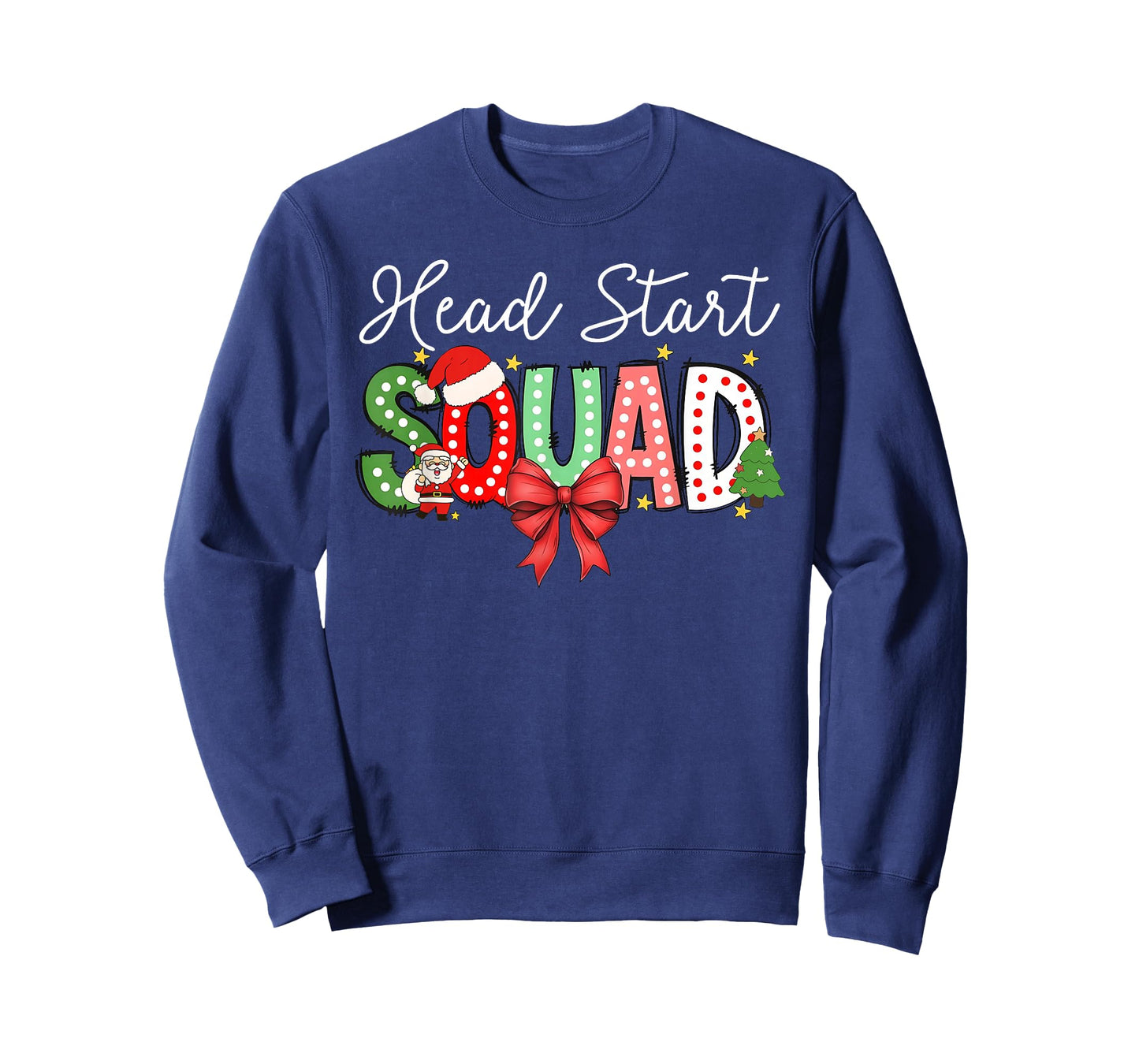 Head Start Squad Merry Christmas Teacher Team T-Shirt