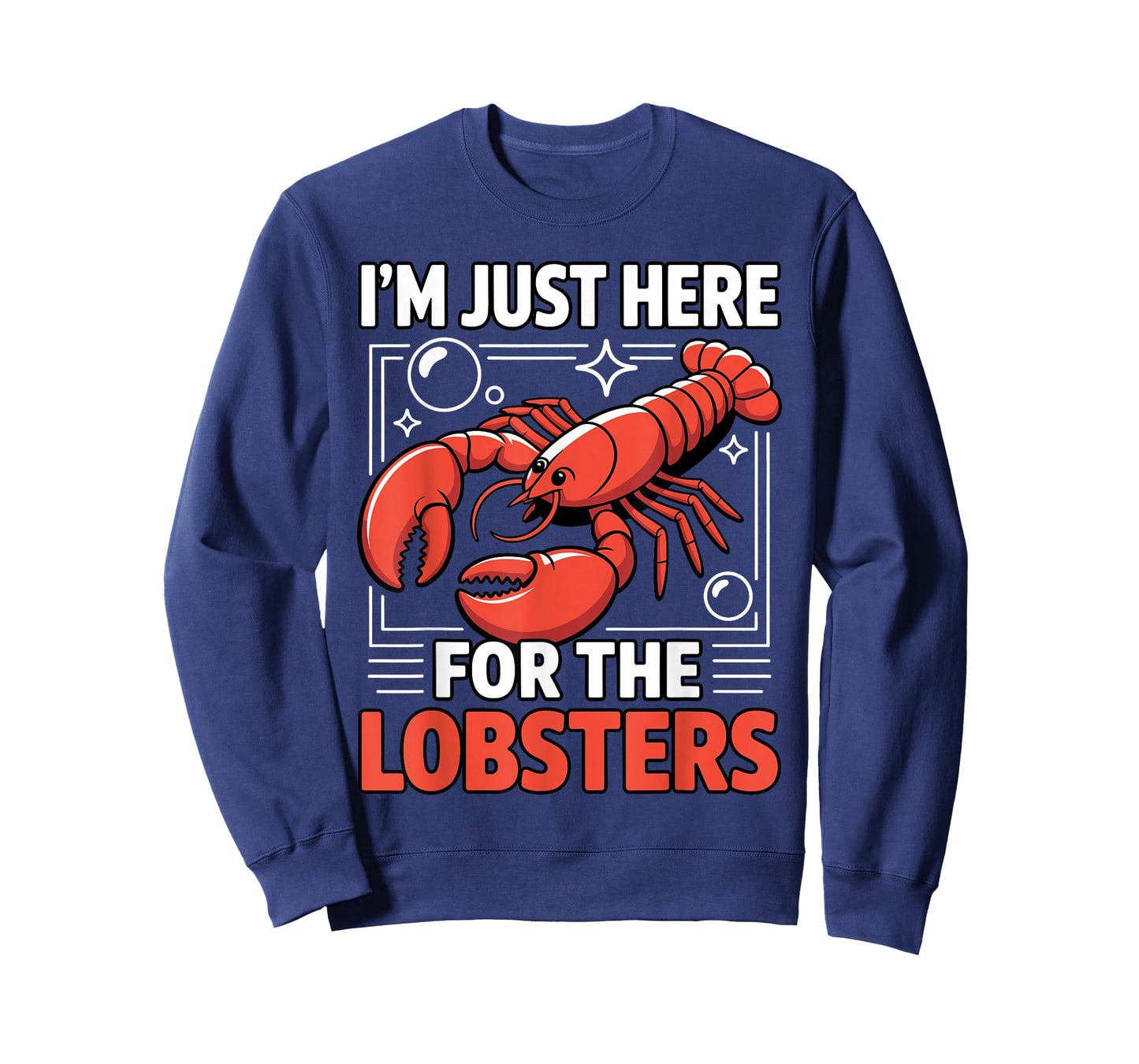 Funny Lobster Art for Men Women Kids Seafood Lobster Lover T-Shirt