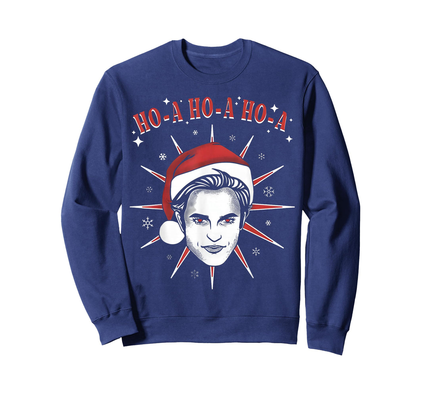 Vintage Ho-A Ho-A Ho-A Santa Hat Funny Christmas T-Shirt