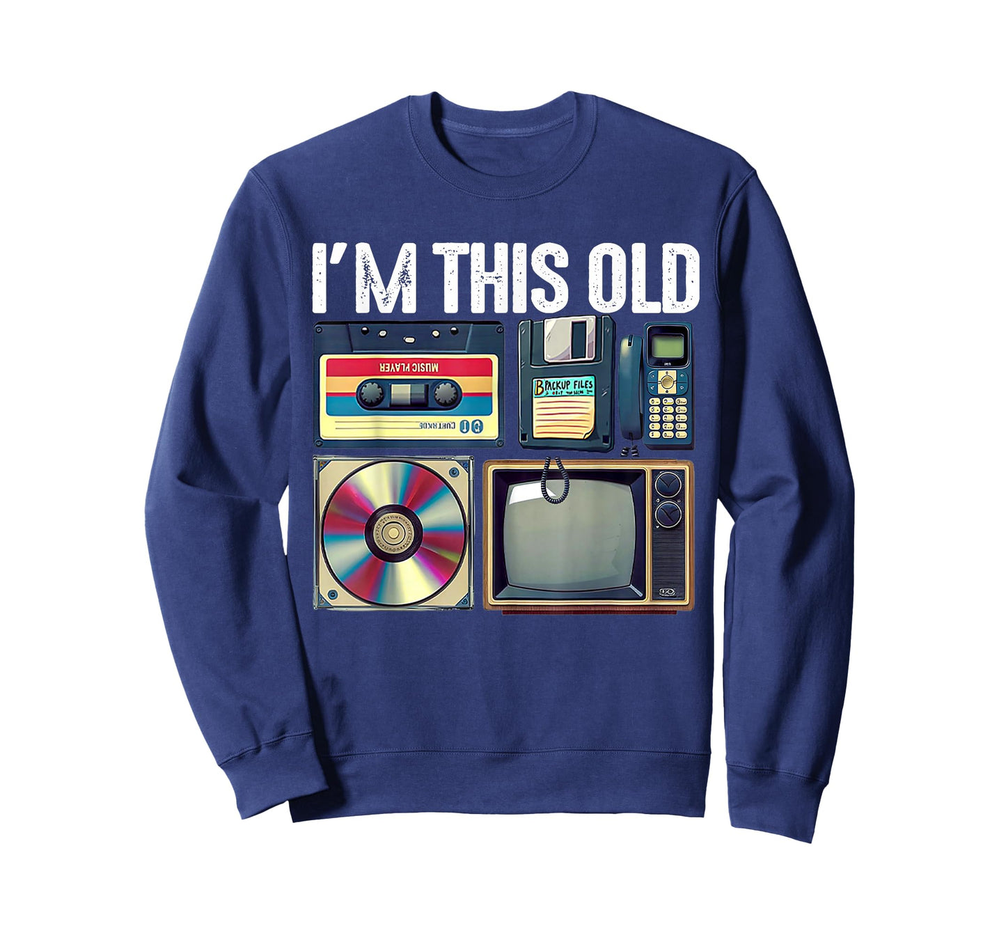 Funny I’m This Old Retro Cassette Tape 80s 70s Birthday Men T-Shirt
