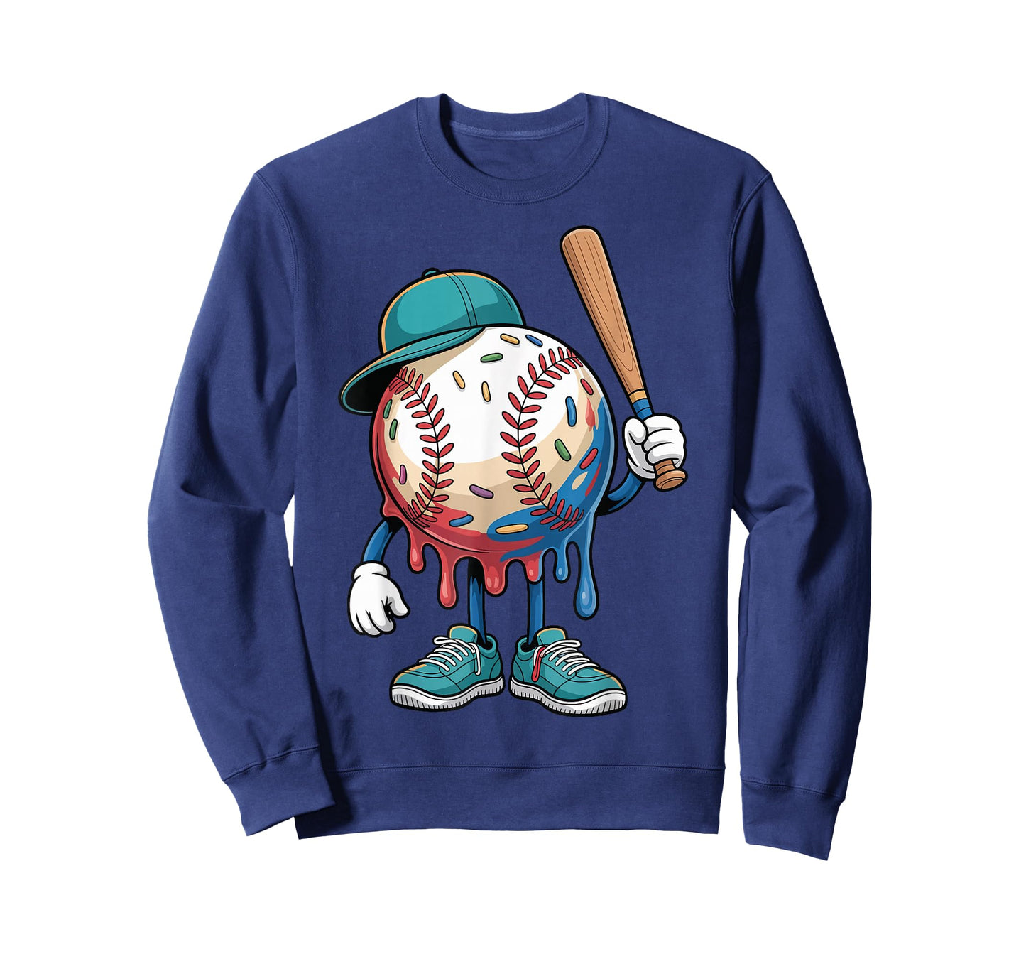 Baseball Drip Ice Cream T-Shirt