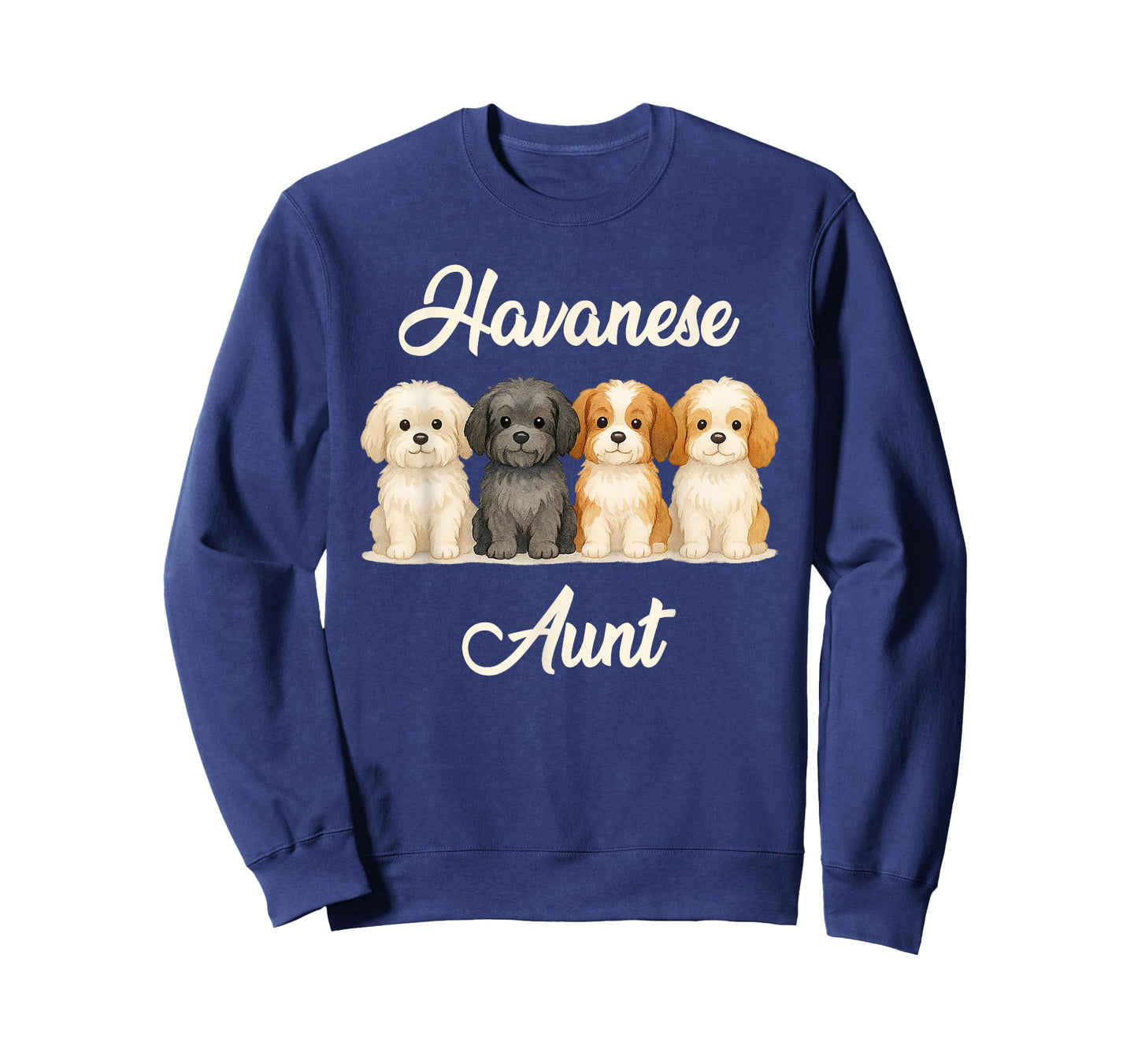 Havanese Aunt Cute Dog Lover Gift Funny Women Puppy Owner T-Shirt