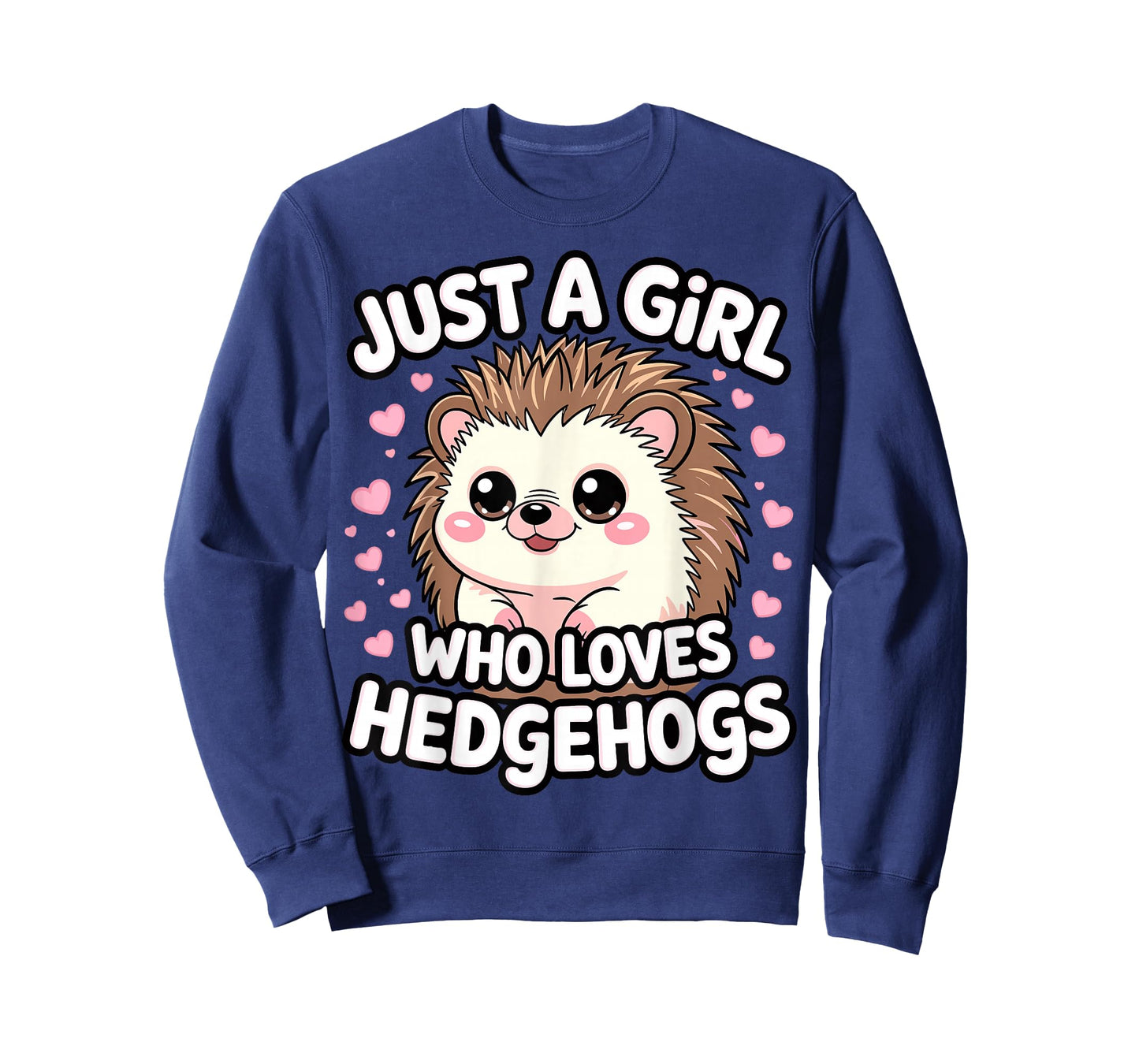 Hedgehog Kawaii Just a Girl Who Loves Hedgehogs T-Shirt