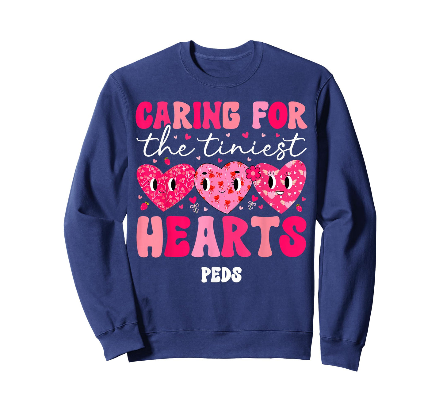 Groovy Peds Nurse Valentine Pediatric Nurse Valentines Day T-Shirt