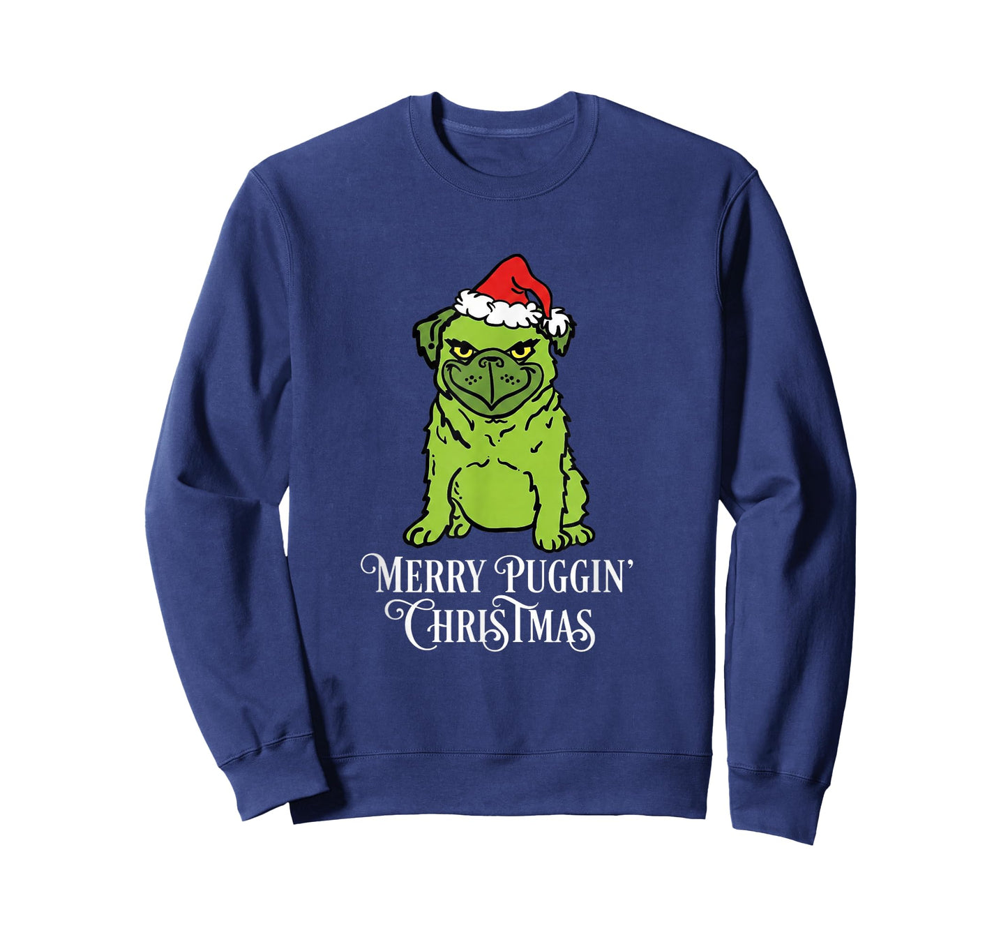 Merry Puggin' Christmas Cute Pug Dog Lover Xmas T-Shirt