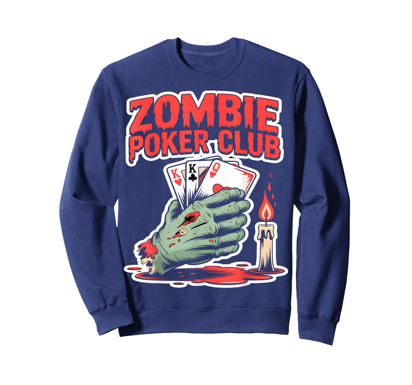 Zombie Poker Club Halloween T-Shirt