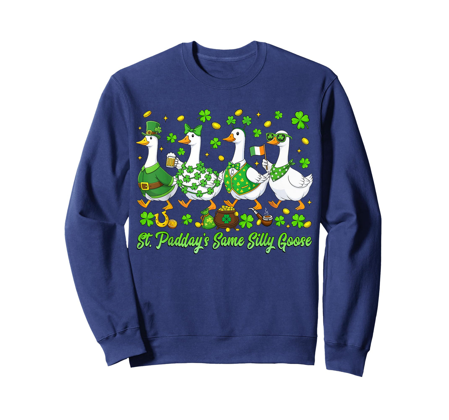 St. Paddy's Same Silly Goose St Patricks Day Women Men Kids T-Shirt