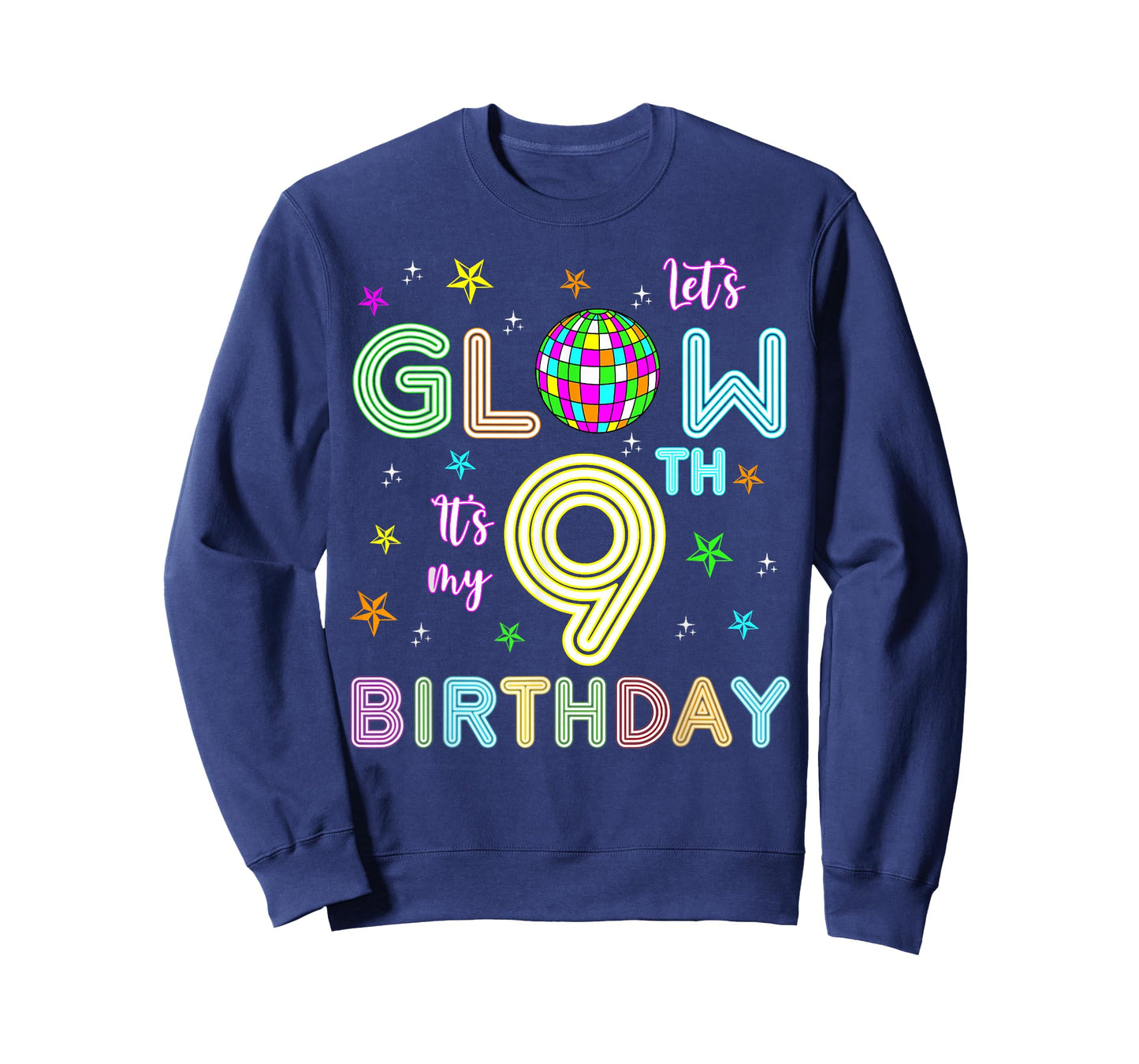 It's My 9th Birthday Glowing 80s 9 Year Old T-Shirt