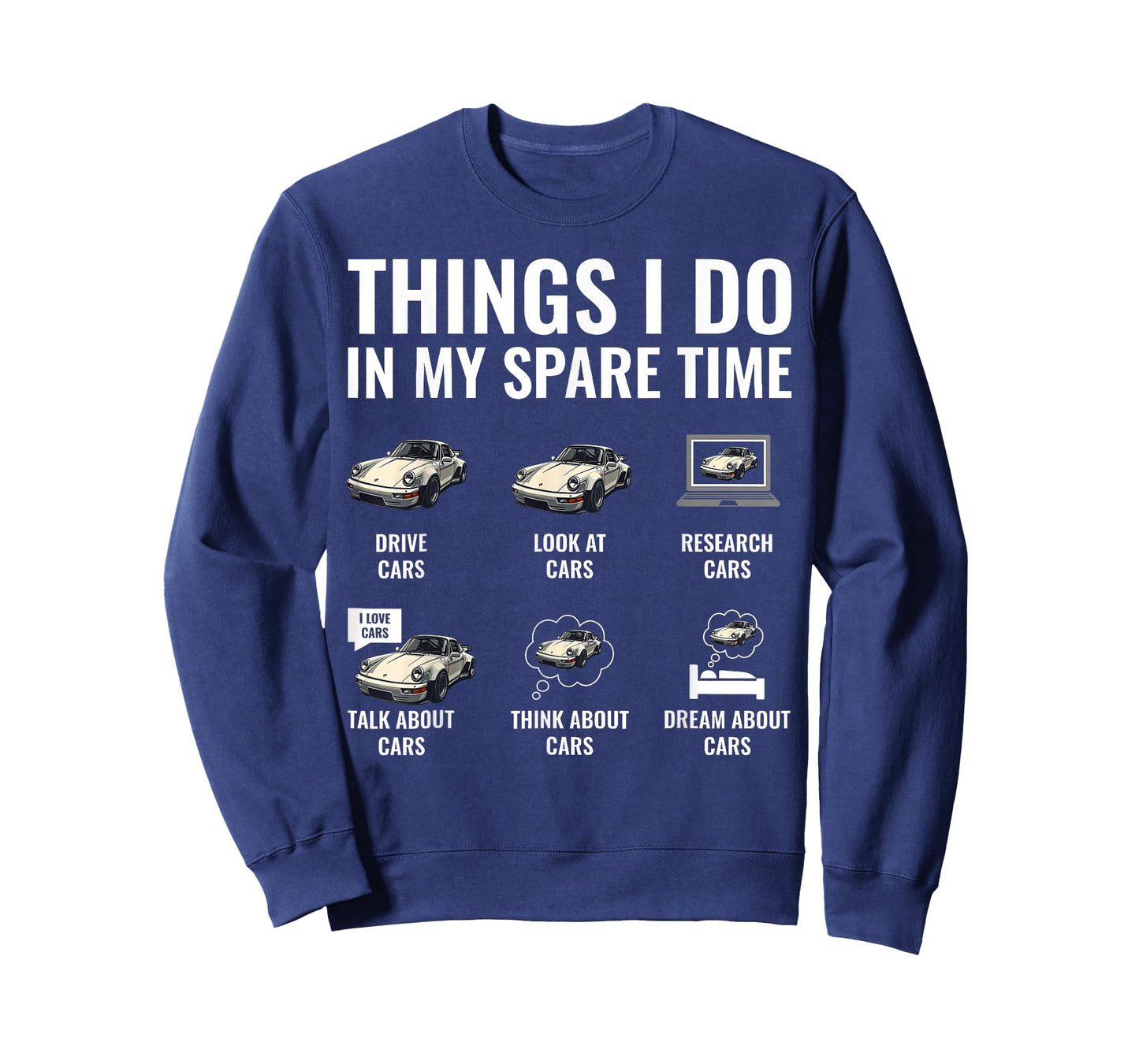 Things I Do in My Spare Time Car Boys Men Muscle Cars Guy T-Shirt
