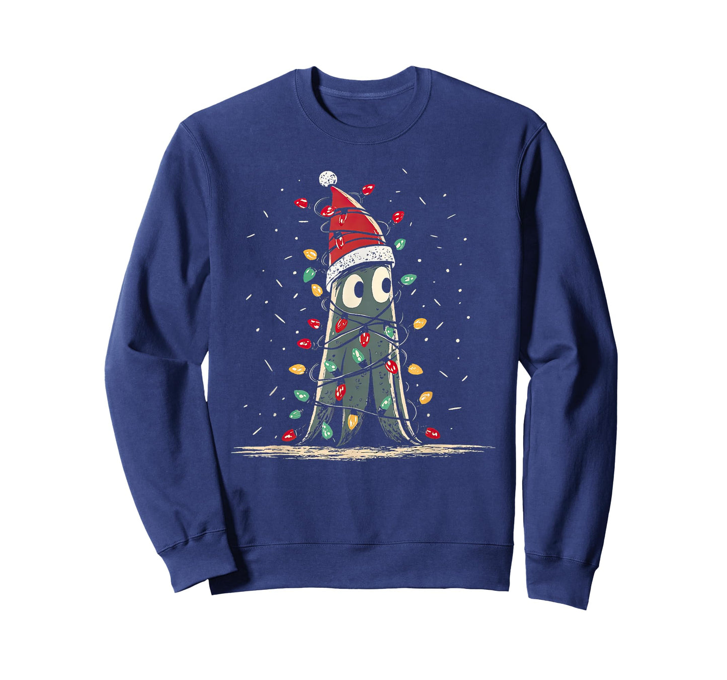 Funny Squid Christmas Graphics Animal Lights Lover T-Shirt