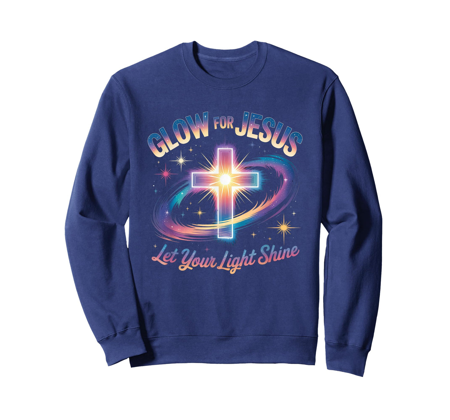Glow for Jesus Tshirt Christian Faith Lion God Christianity T-Shirt