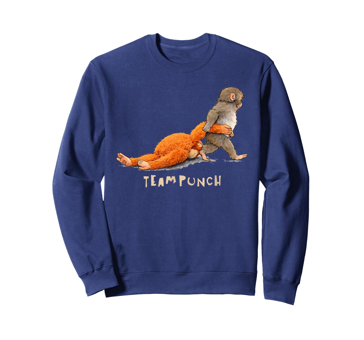 Sad Monkey Punch with an Orange Toy I'm Fine T-Shirt