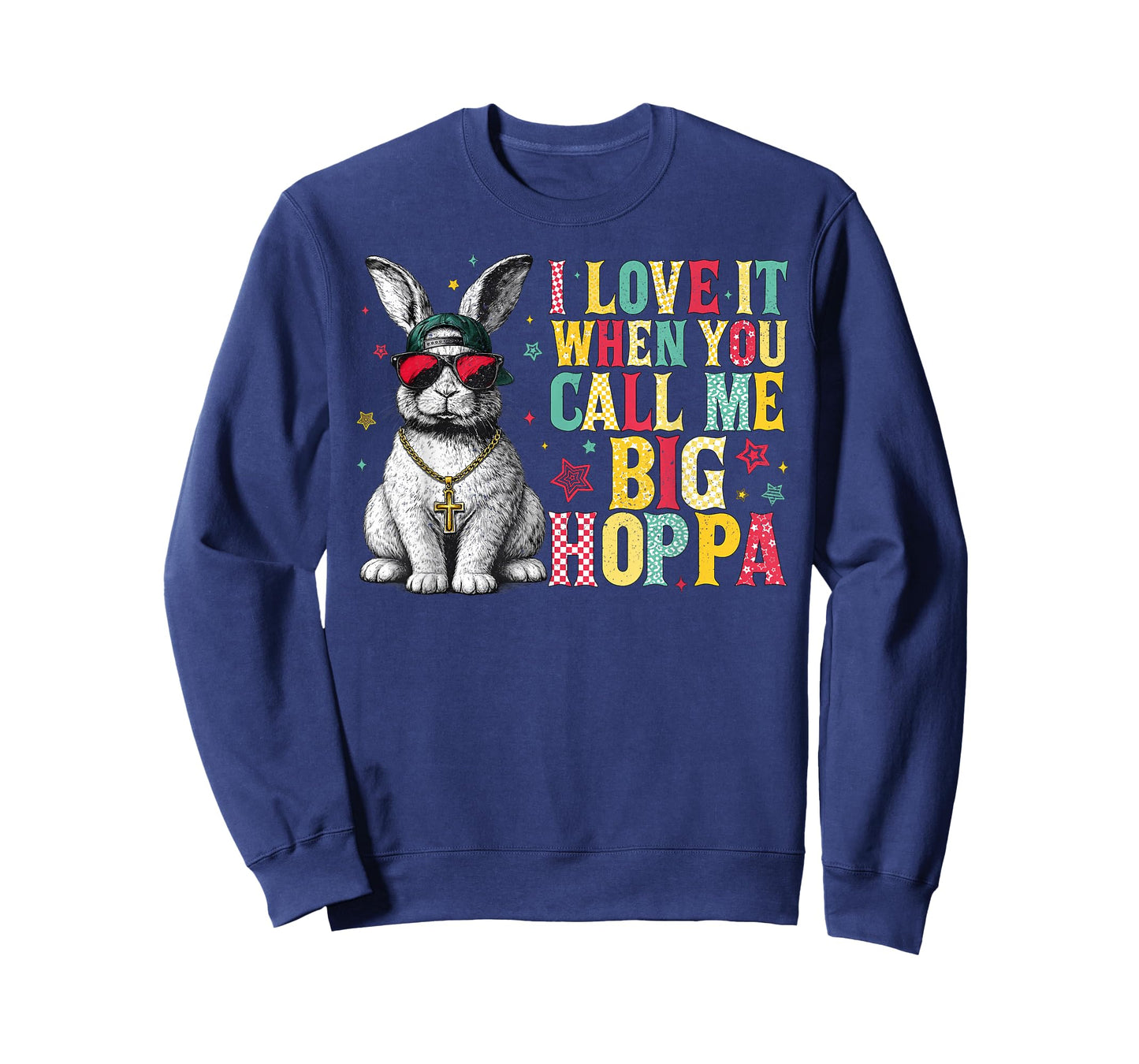 I Love It When You Call Me Big Hoppa Bunny Easter Men Boys T-Shirt
