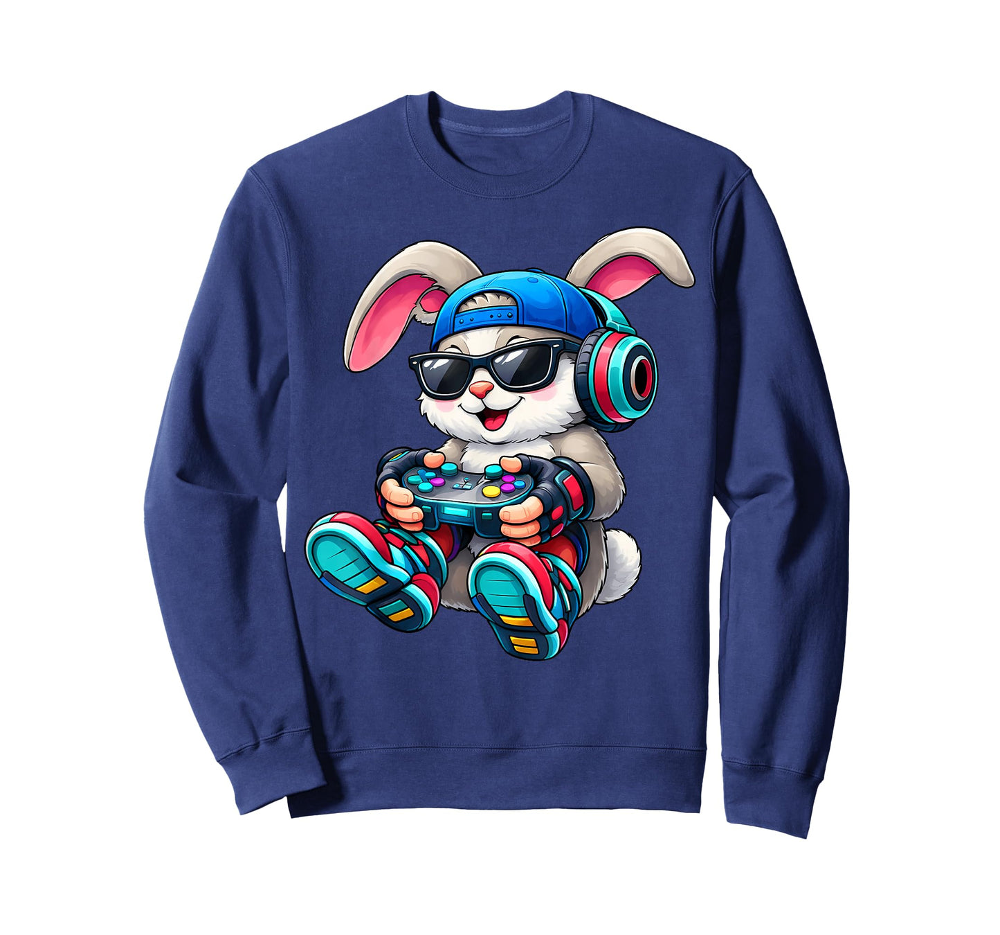 Kids Boys Easter Funny Game Gaming Bunny Easter for Kids Boy T-Shirt